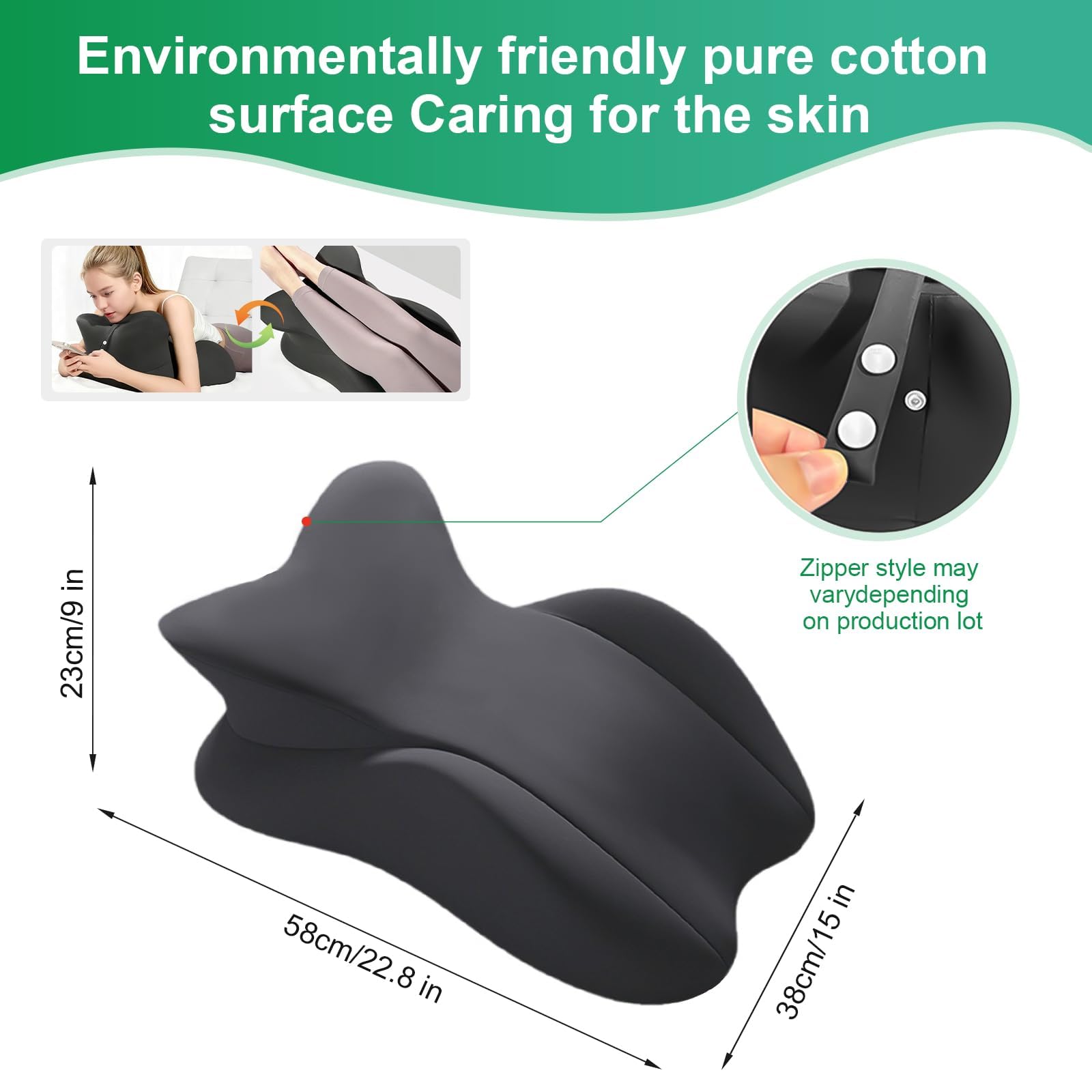 Memory Foam Couples Intimate Support Pillow - Vixen | Nova Network