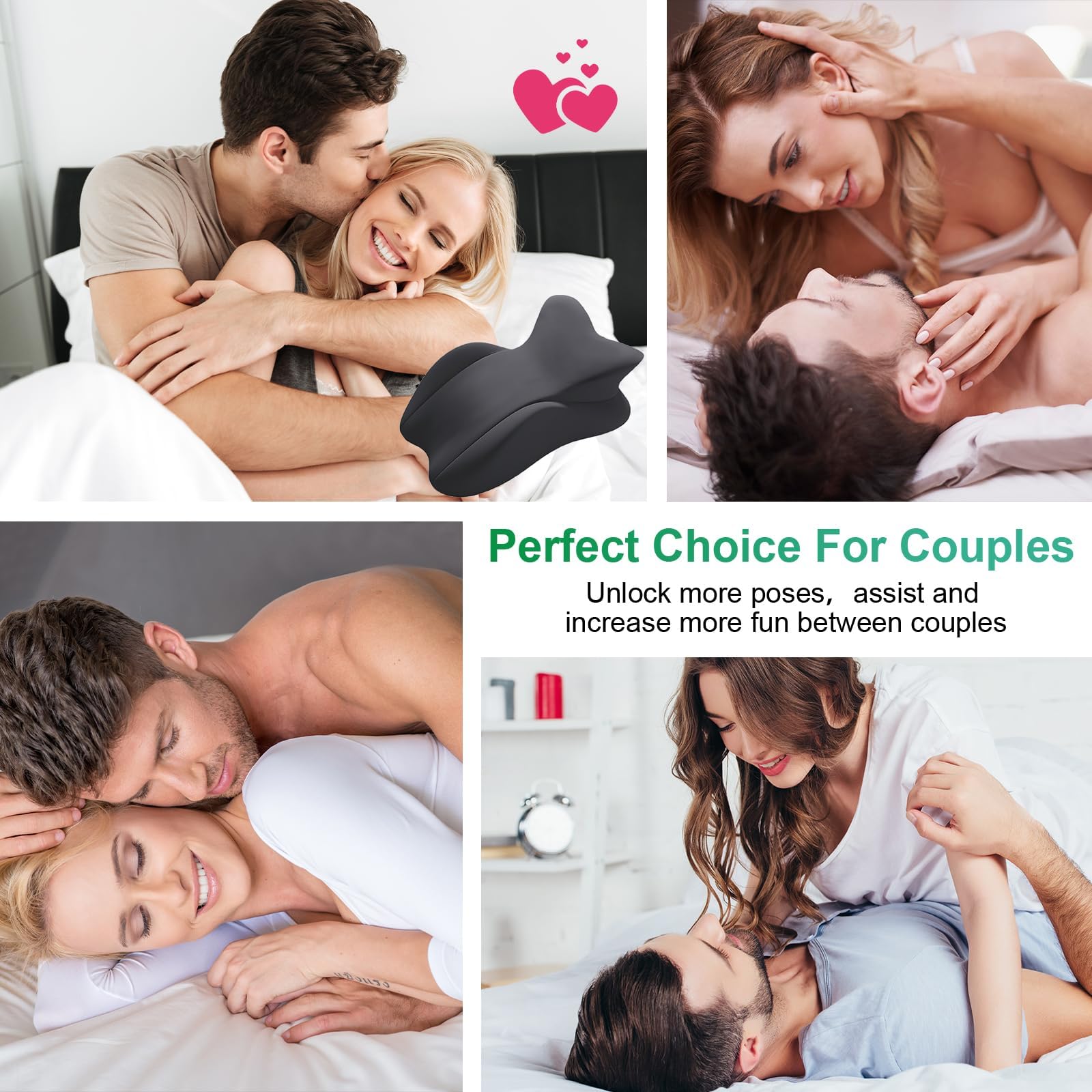 Memory Foam Couples Intimate Support Pillow - Vixen | Nova Network