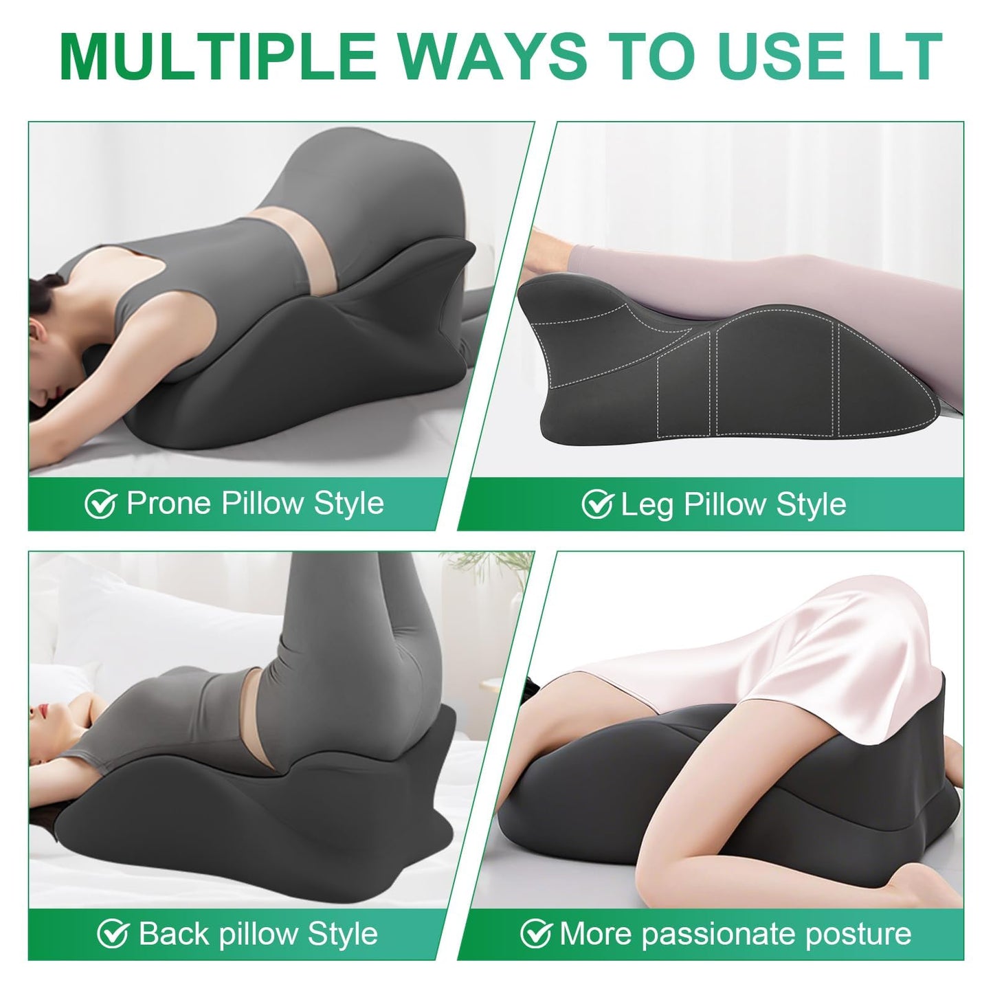 Memory Foam Couples Intimate Support Pillow - Vixen | Nova Network