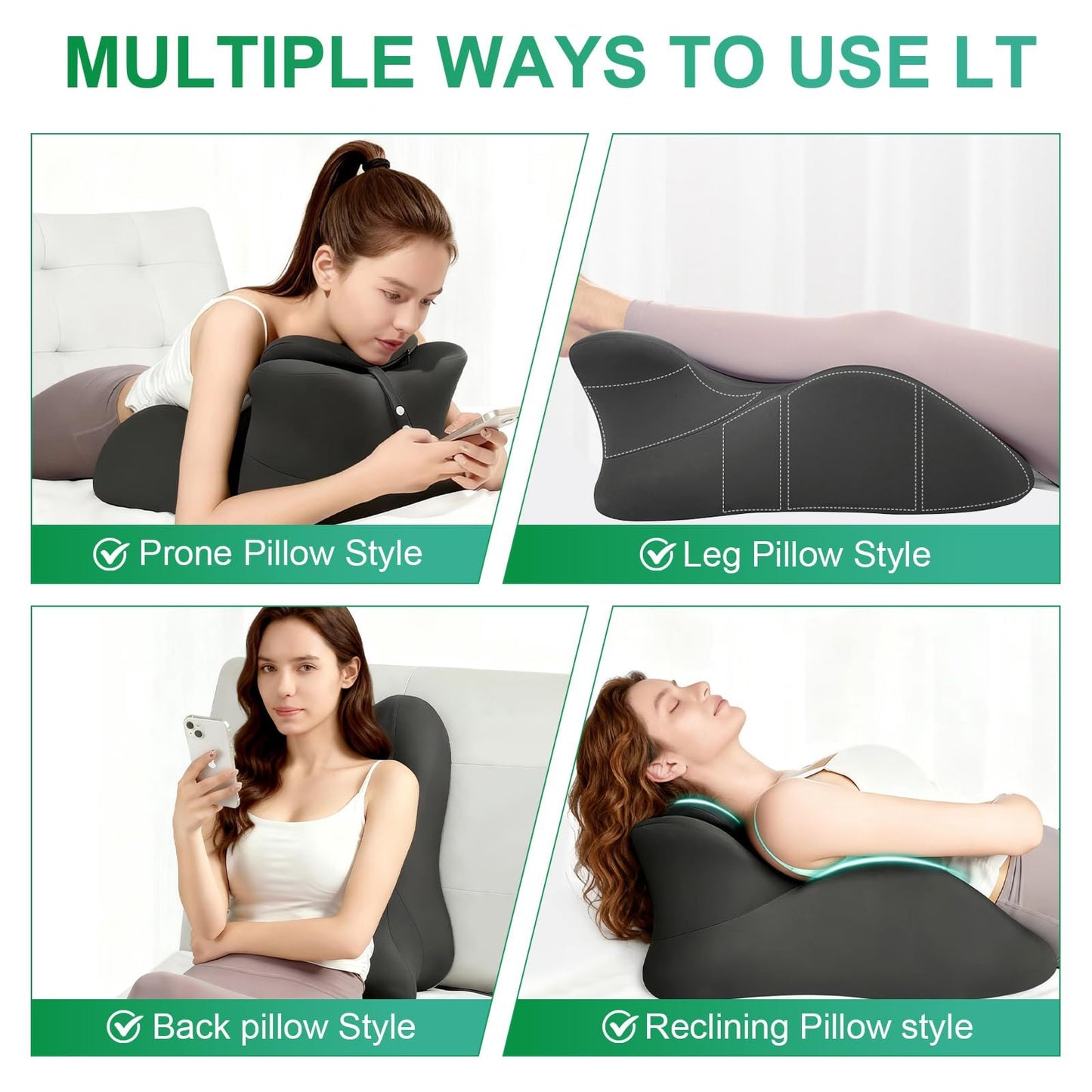 Memory Foam Couples Intimate Support Pillow - Vixen | Nova Network