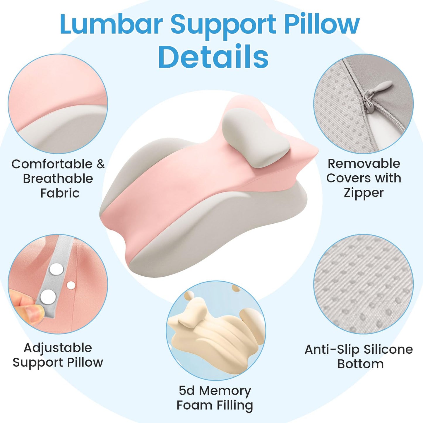 Memory Foam Couples Positioning Support Wedge Pillow - Vixen | Nova Network