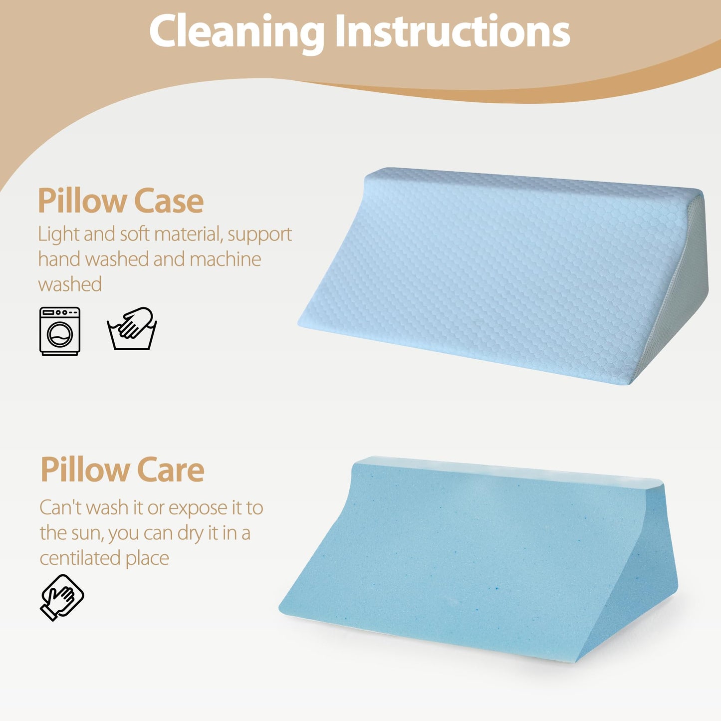 Memory Foam Couples Side Intimacy Wedge Pillow - Vixen | Nova Network