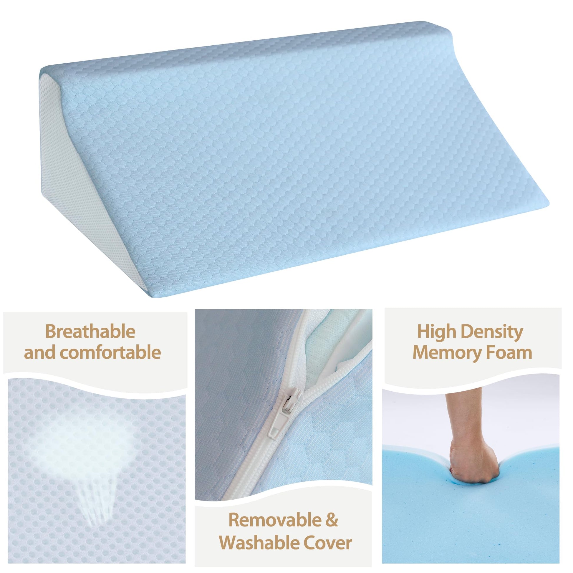 Memory Foam Couples Side Intimacy Wedge Pillow - Vixen | Nova Network