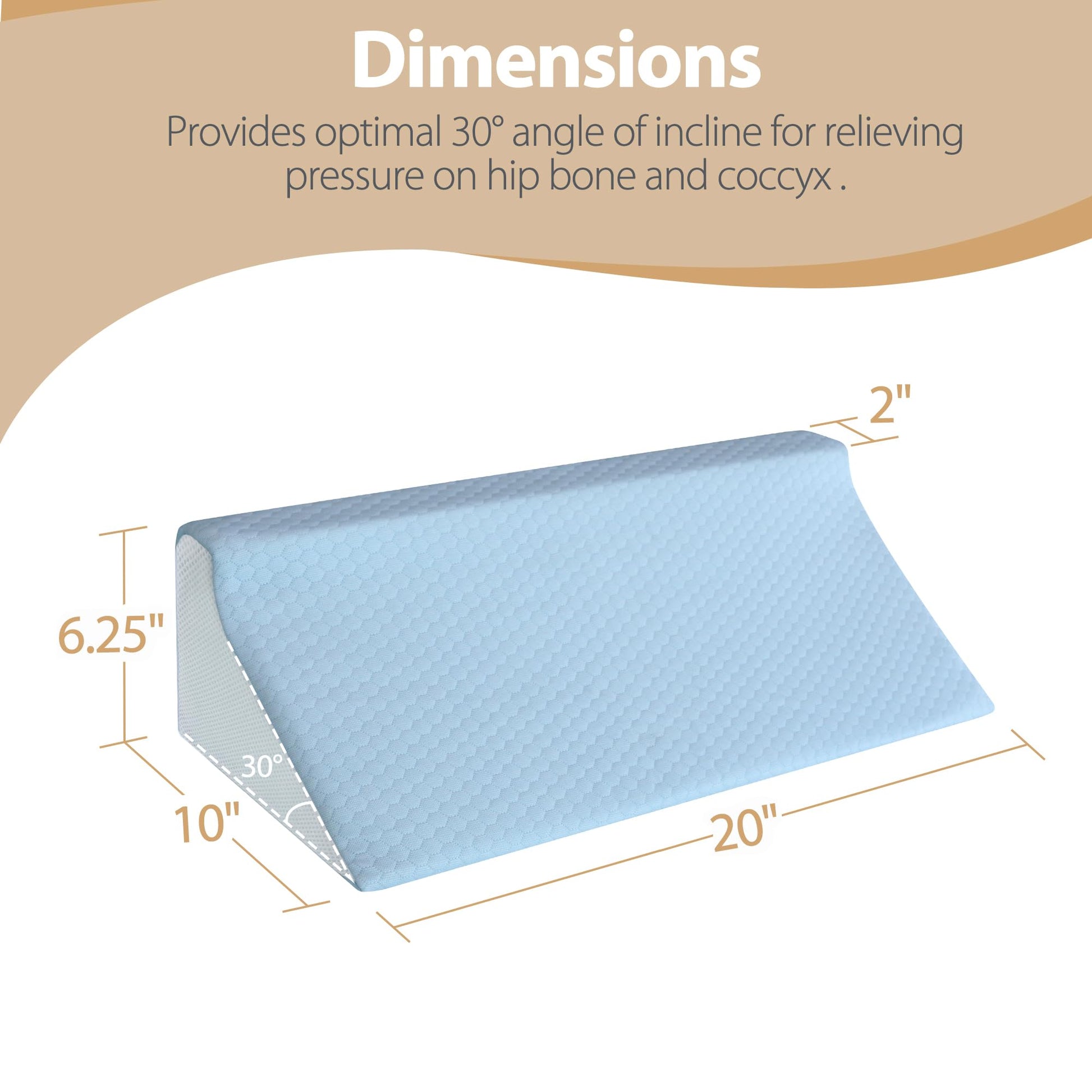 Memory Foam Couples Side Intimacy Wedge Pillow - Vixen | Nova Network