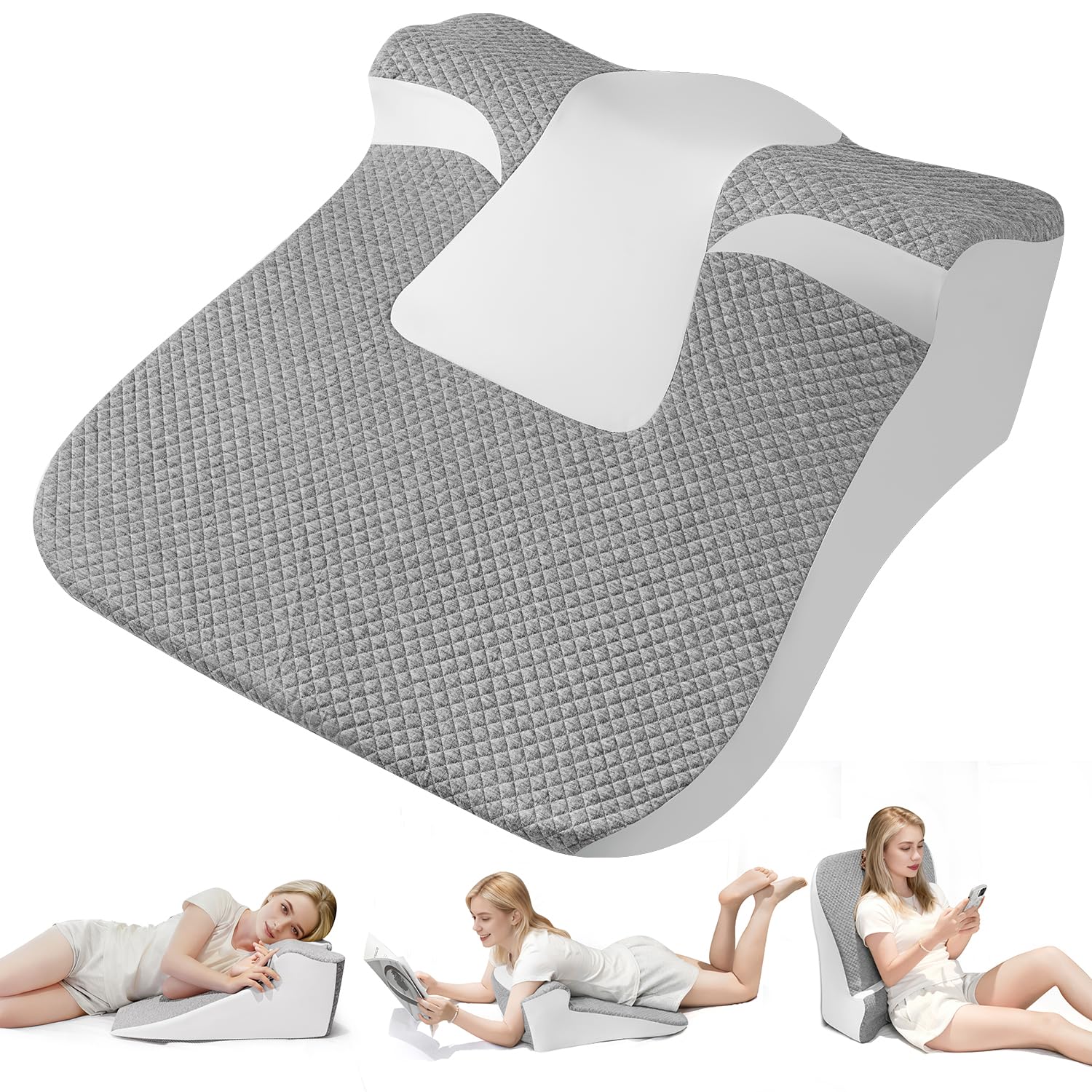 Memory Foam Couples Support Wedge Pillow - Vixen | Nova Network