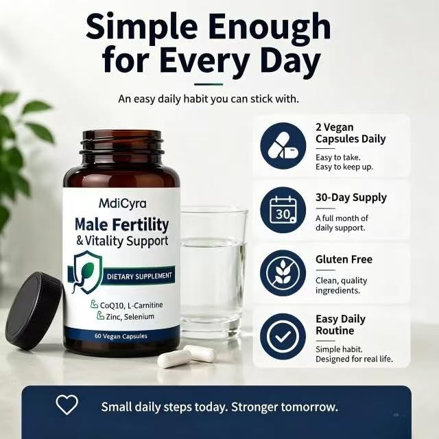 Men's Fertility Supplement with CoQ10 & L-Carnitine | Orvexina - Vixen Adult Playroom