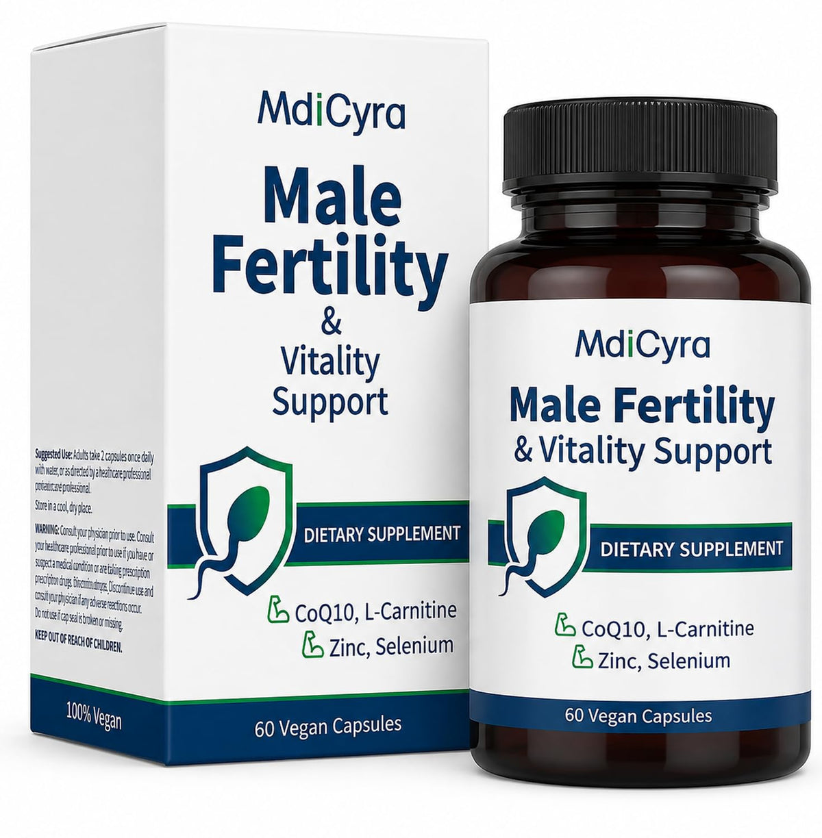 Men's Fertility Supplement with CoQ10 & L-Carnitine | Orvexina - Vixen Adult Playroom