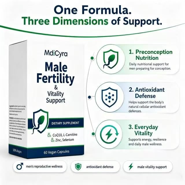 Men's Fertility Supplement with CoQ10 & L-Carnitine | Orvexina - Vixen Adult Playroom