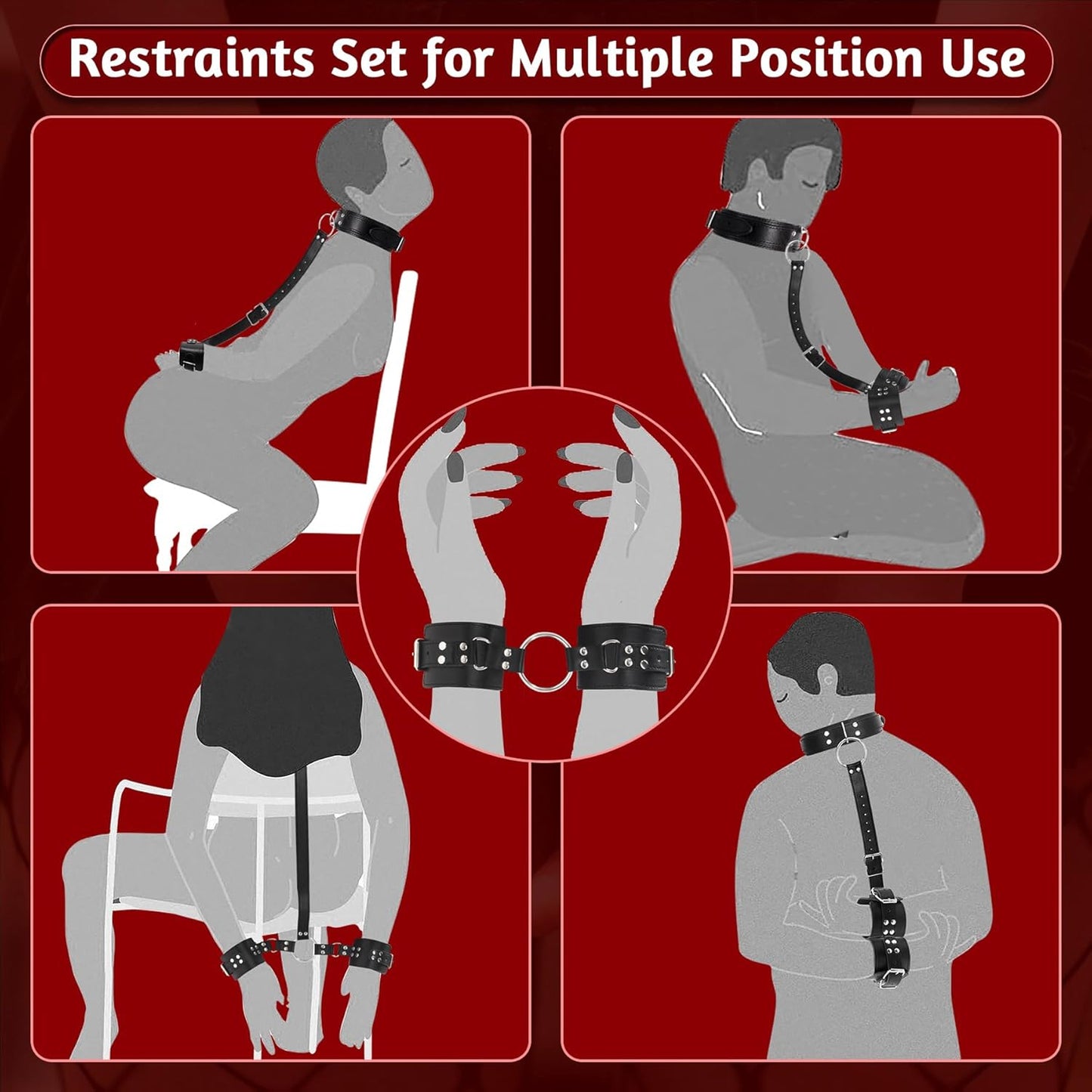 MercyLock Neck - to - Wrist Restraint Set - Vixen | Nova Network