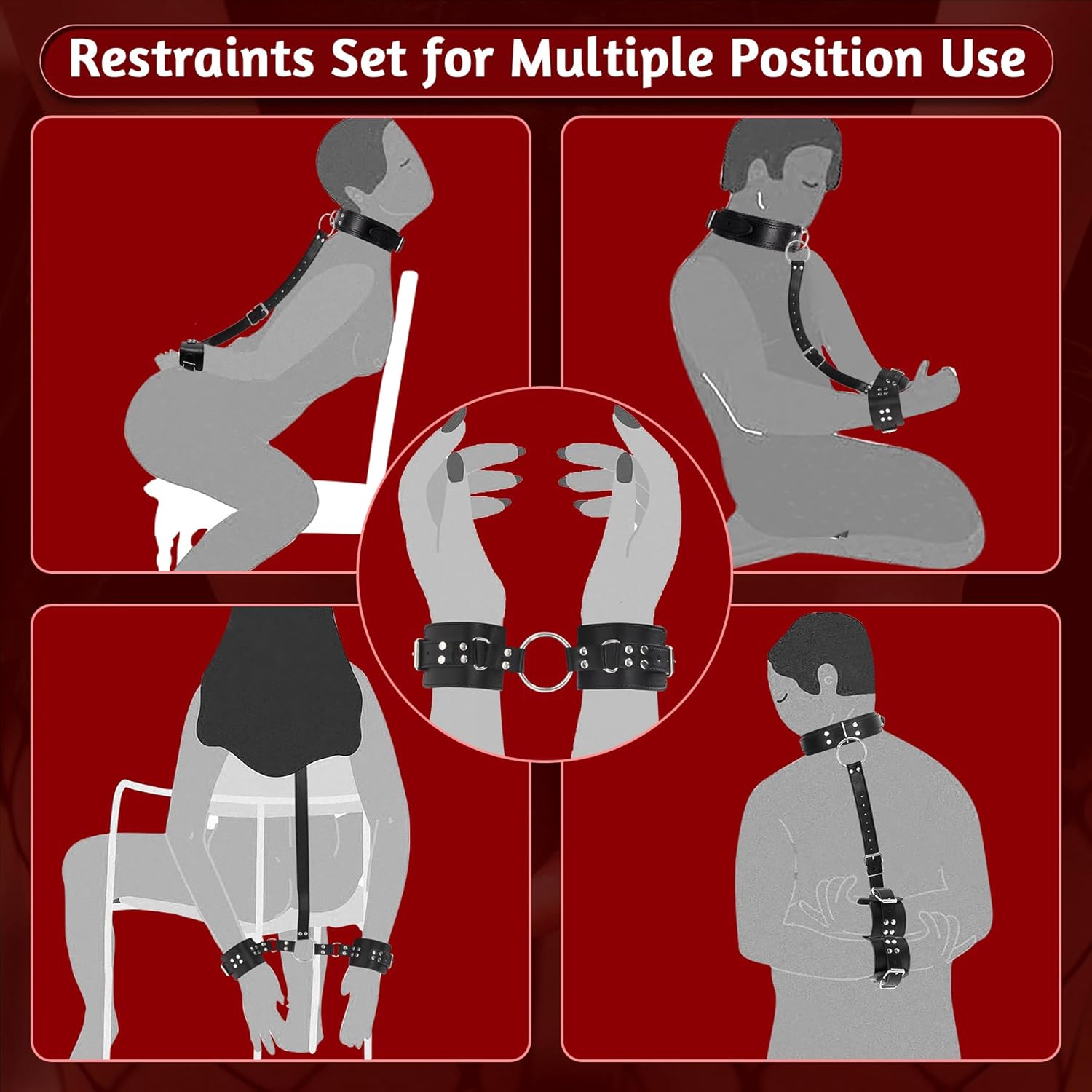 MercyLock Neck - to - Wrist Restraint Set - Vixen | Nova Network