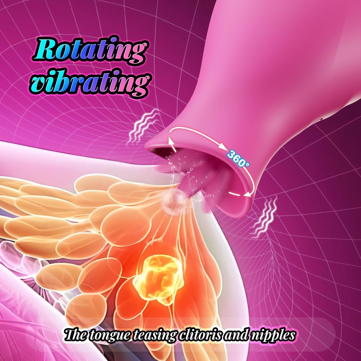 MermaidPulse 2 - in - 1 Suction & Licking Vibrator - Vixen | Nova Network