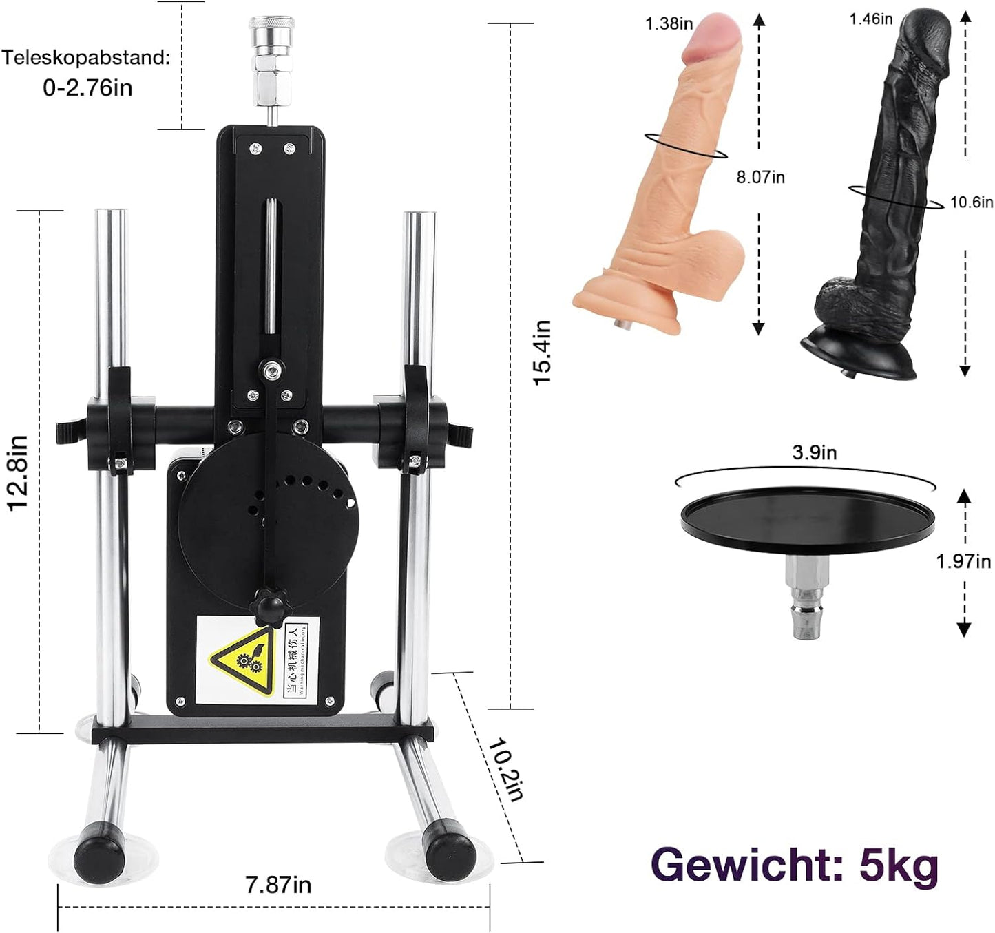 MetalPulse Heavy - Duty Metal Sex Machine - Vixen | Nova Network