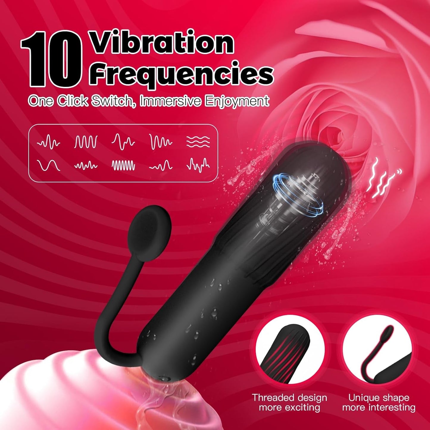 MidnightPulse Mini Spiral Vibrator - Vixen | Nova Network