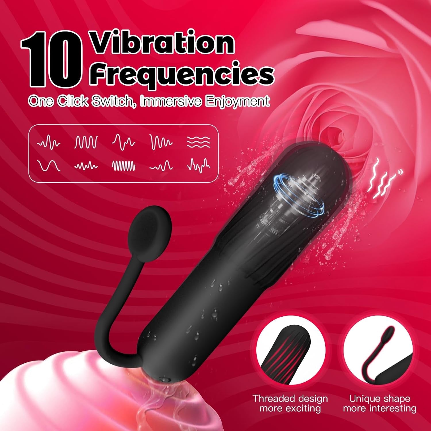 MidnightPulse Mini Spiral Vibrator - Vixen | Nova Network