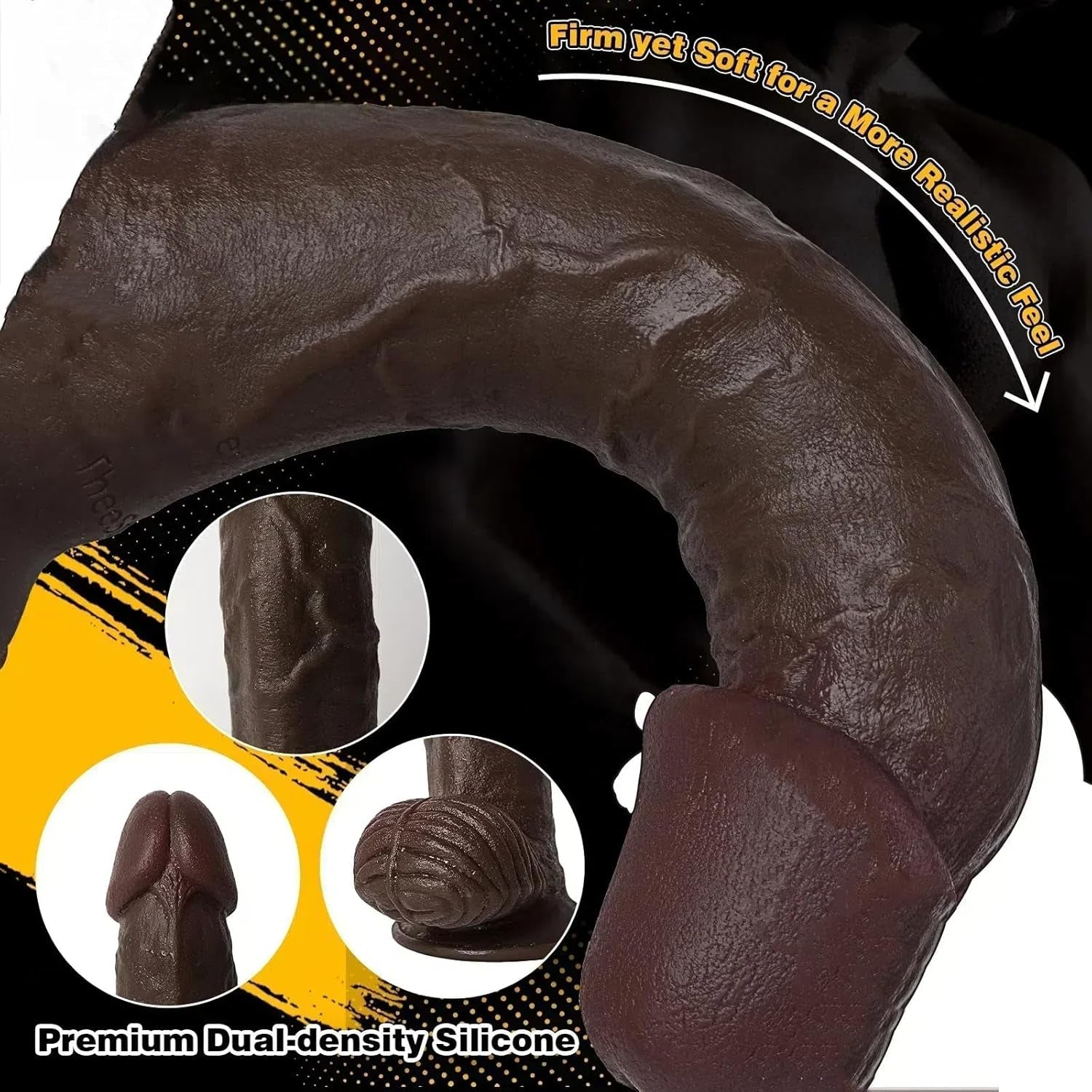 MidnightStallion 12.5" XXL Horse Dildo | Dual-Density Suction Cup - Vixen | Nova Network
