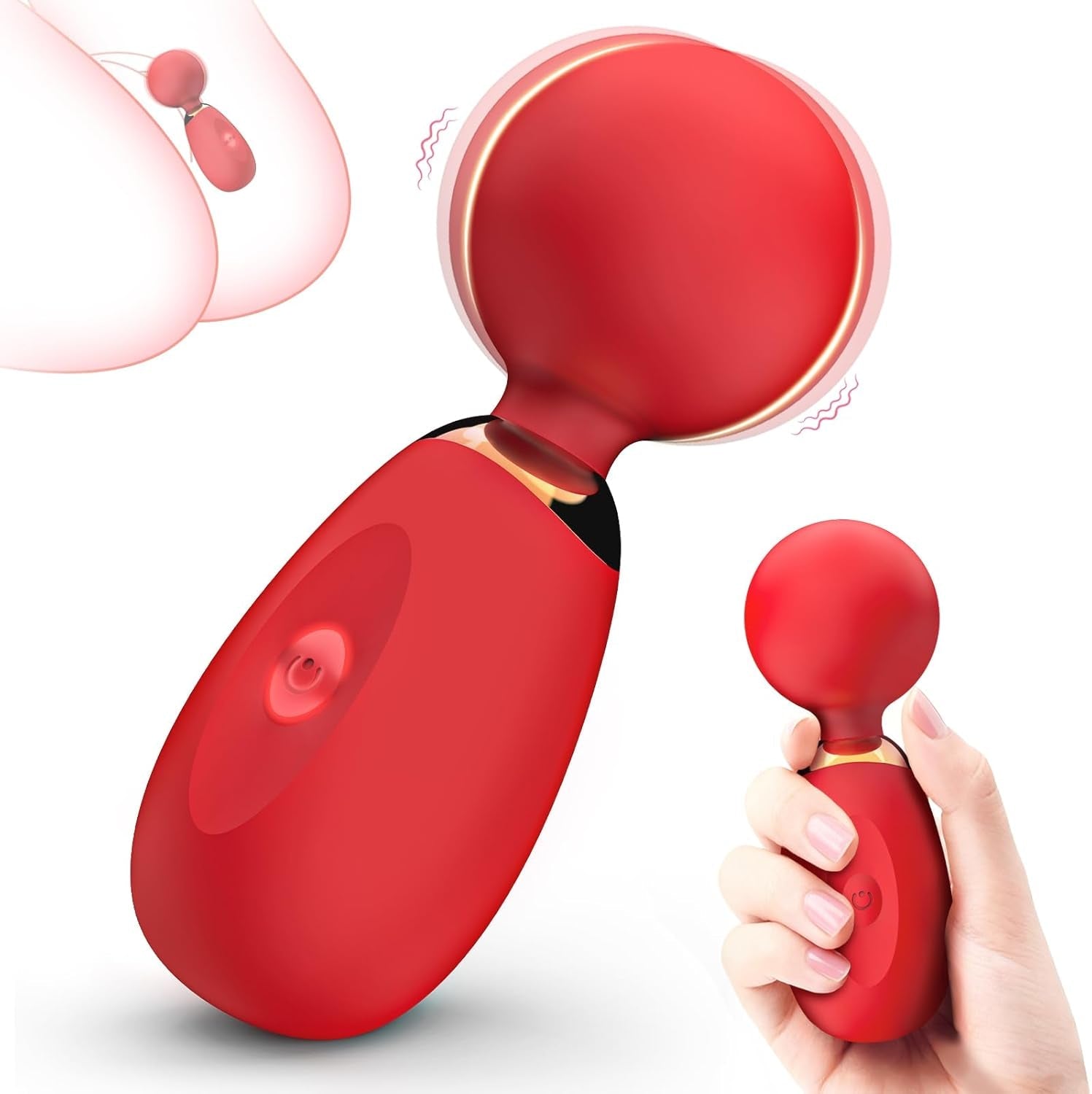 MiniGlow Compact Clitoral Vibrator Wand - Vixen | Nova Network