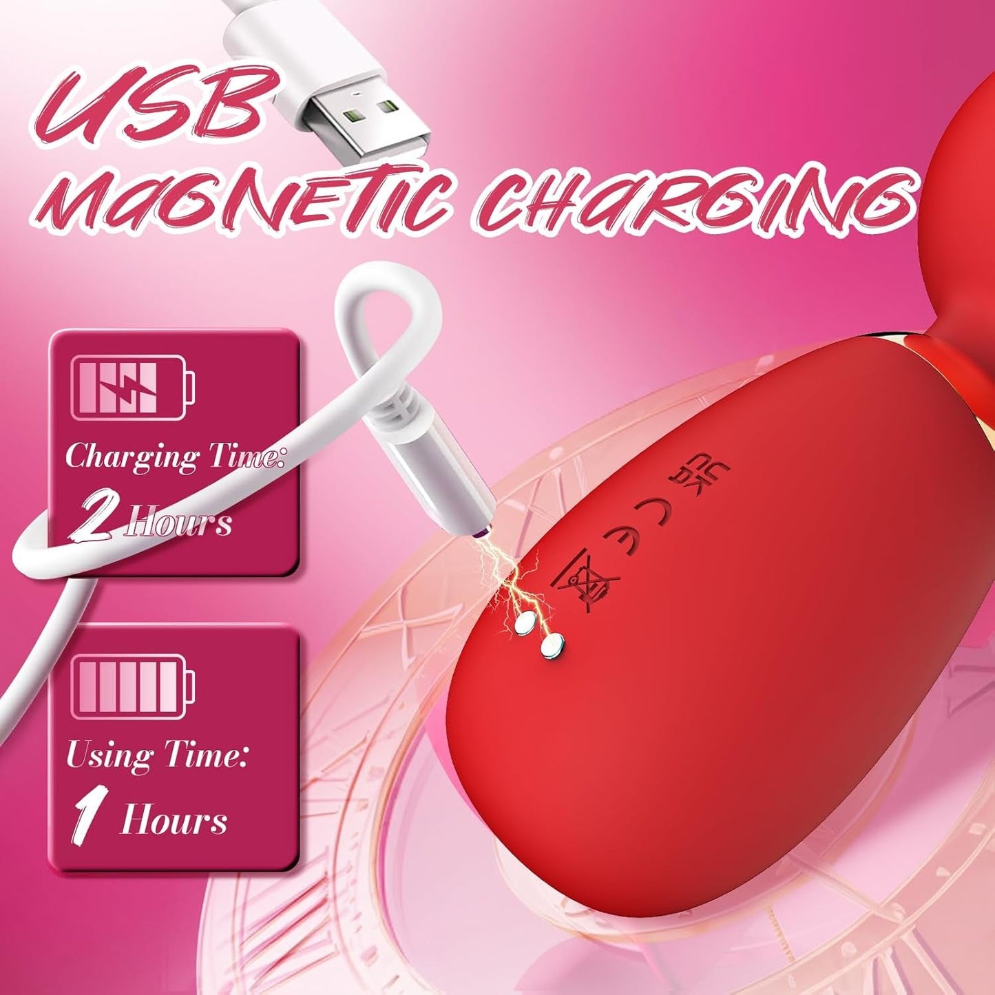 MiniGlow Compact Clitoral Vibrator Wand - Vixen | Nova Network