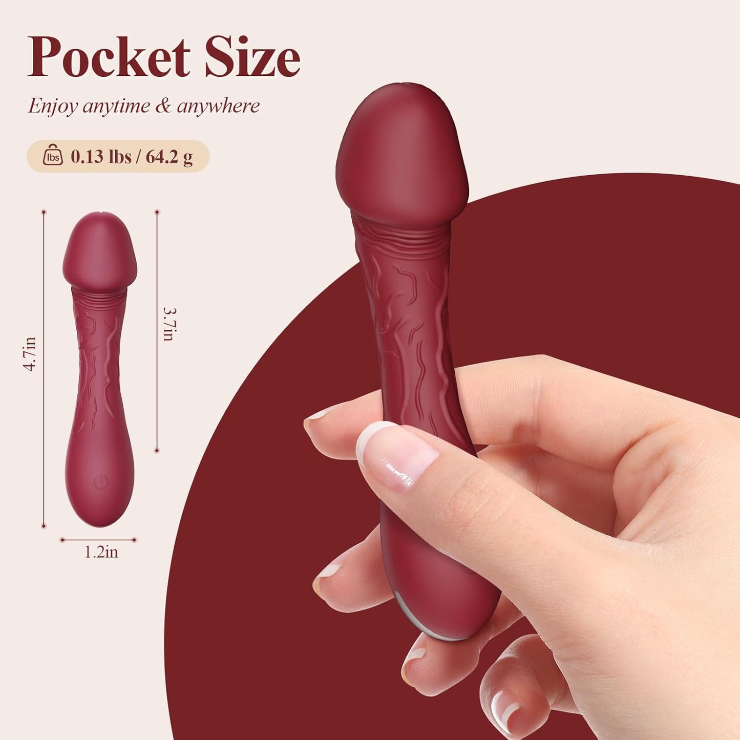 MiniMoan RealFeel Bullet Dildo Vibe - Vixen | Nova Network