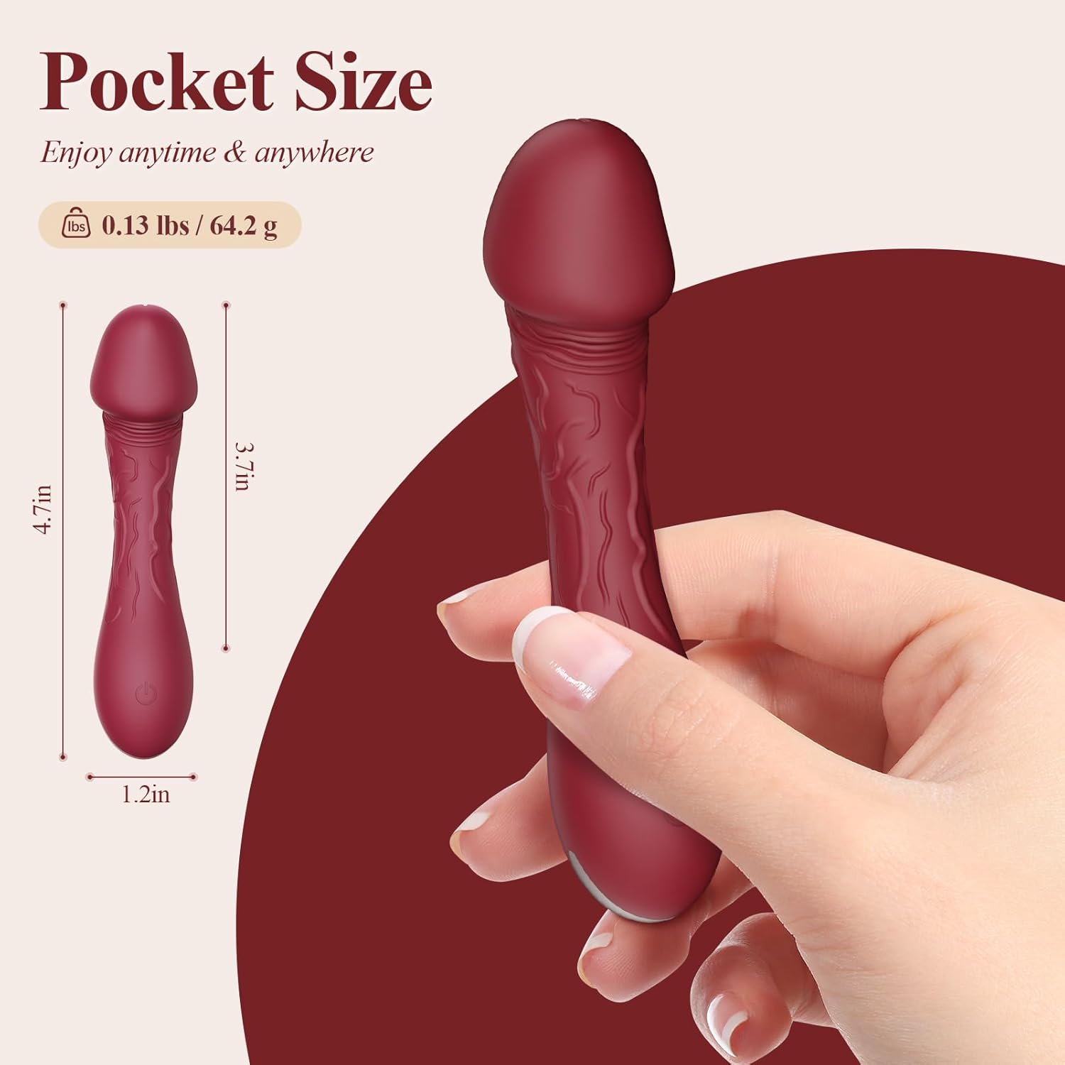 MiniMoan RealFeel Bullet Dildo Vibe - Vixen | Nova Network