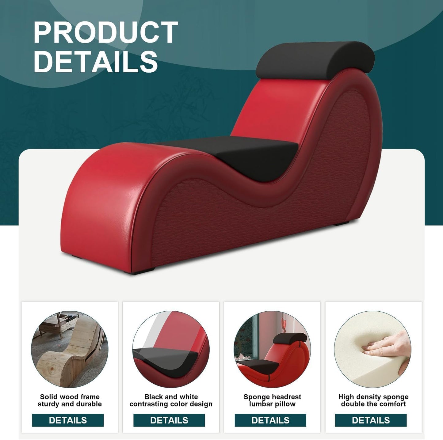 Modern S - Curve Seduction Chaise - Vixen | Nova Network