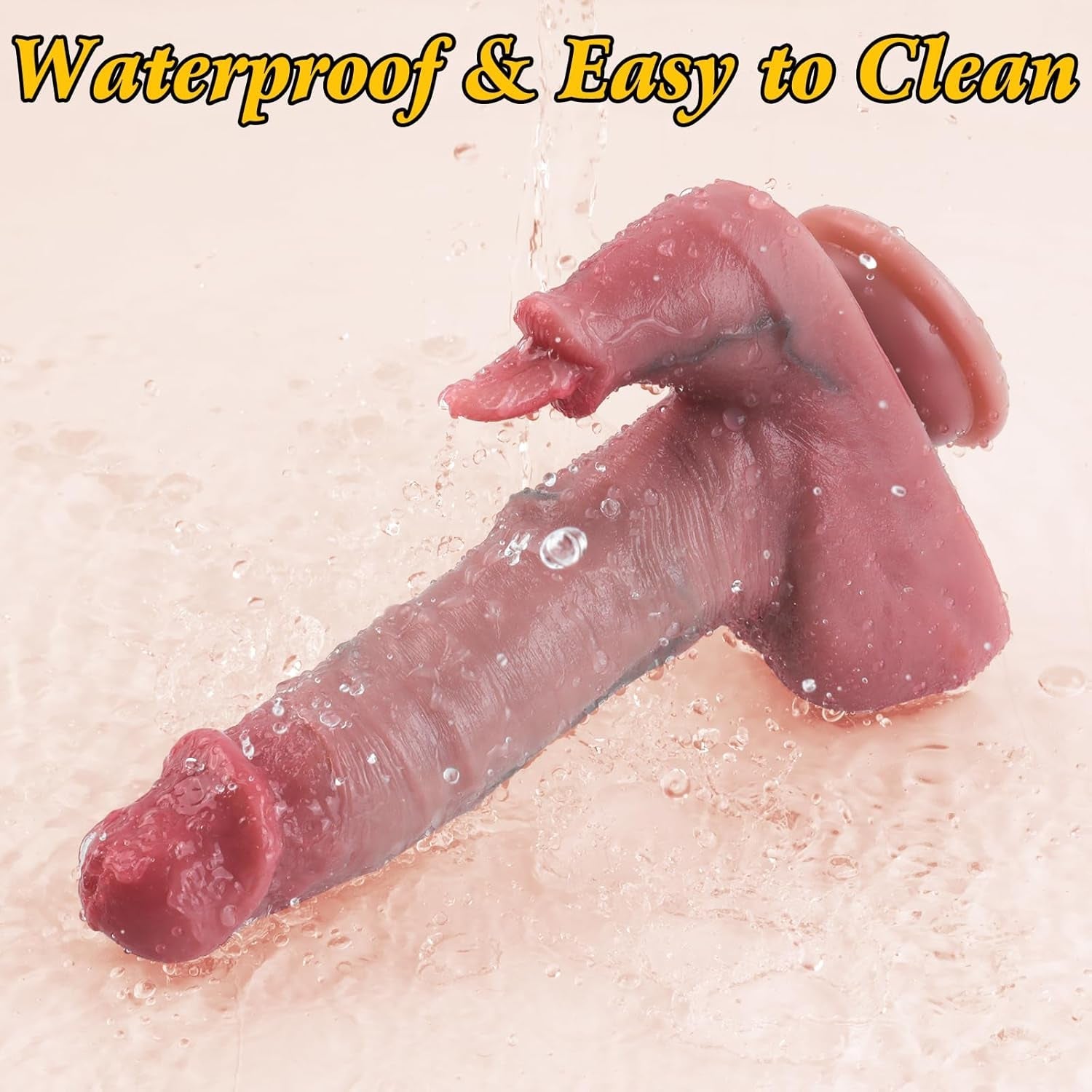 MoltenMuse 8.6" Thrusting Rabbit Dildo – Heating, 3 Thrust & 9 Vibe - Vixen Adult Playroom