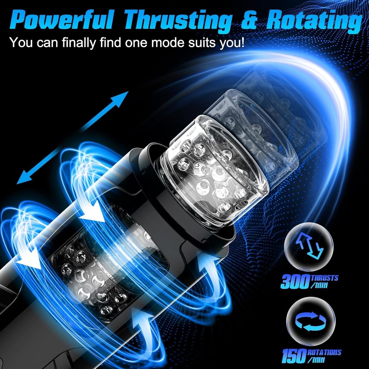 MotionCore Automatic Thrusting Male Stroker Suction - Vixen | Nova Network
