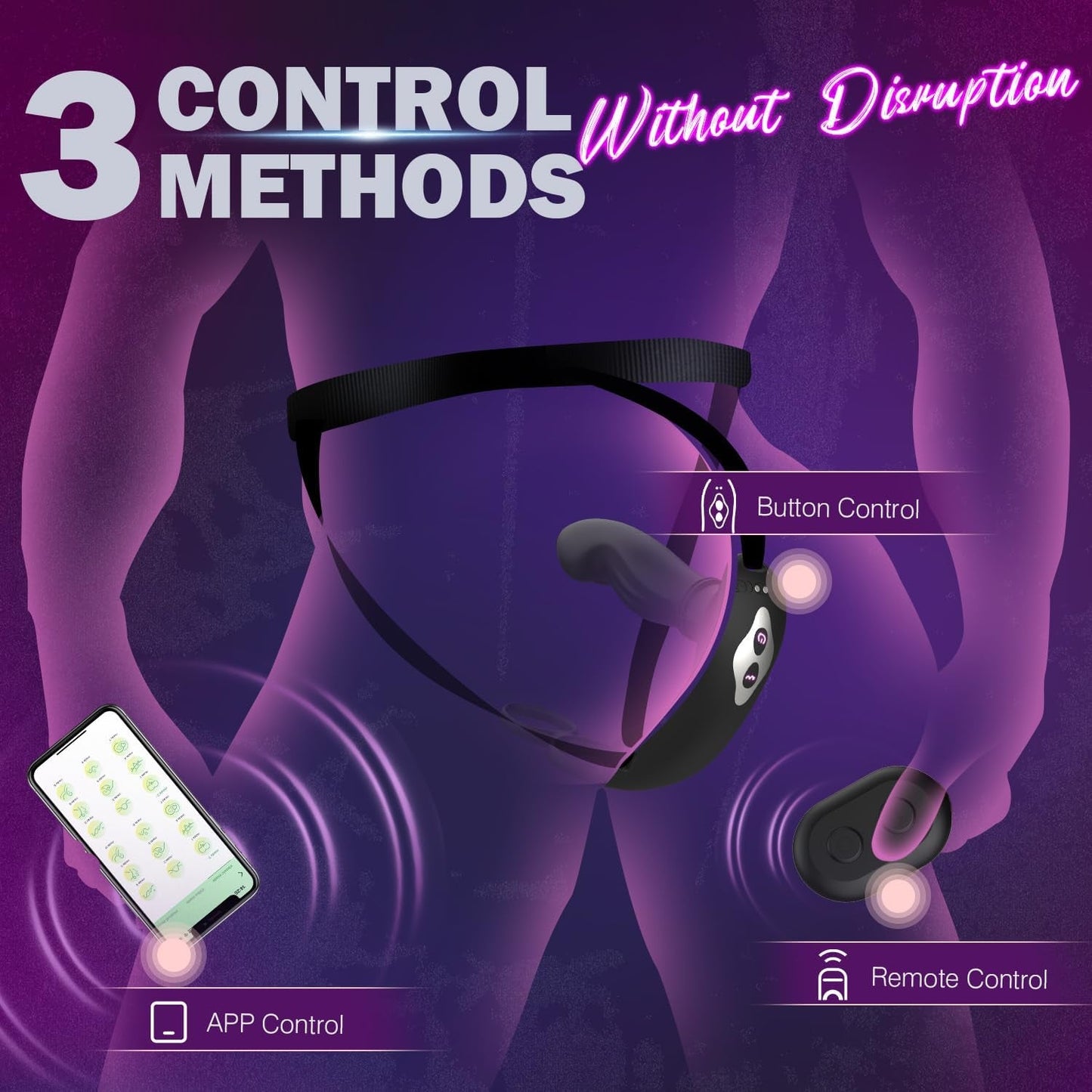 MotionGrip Wearable Prostate Massager Cock Ring - Vixen | Nova Network