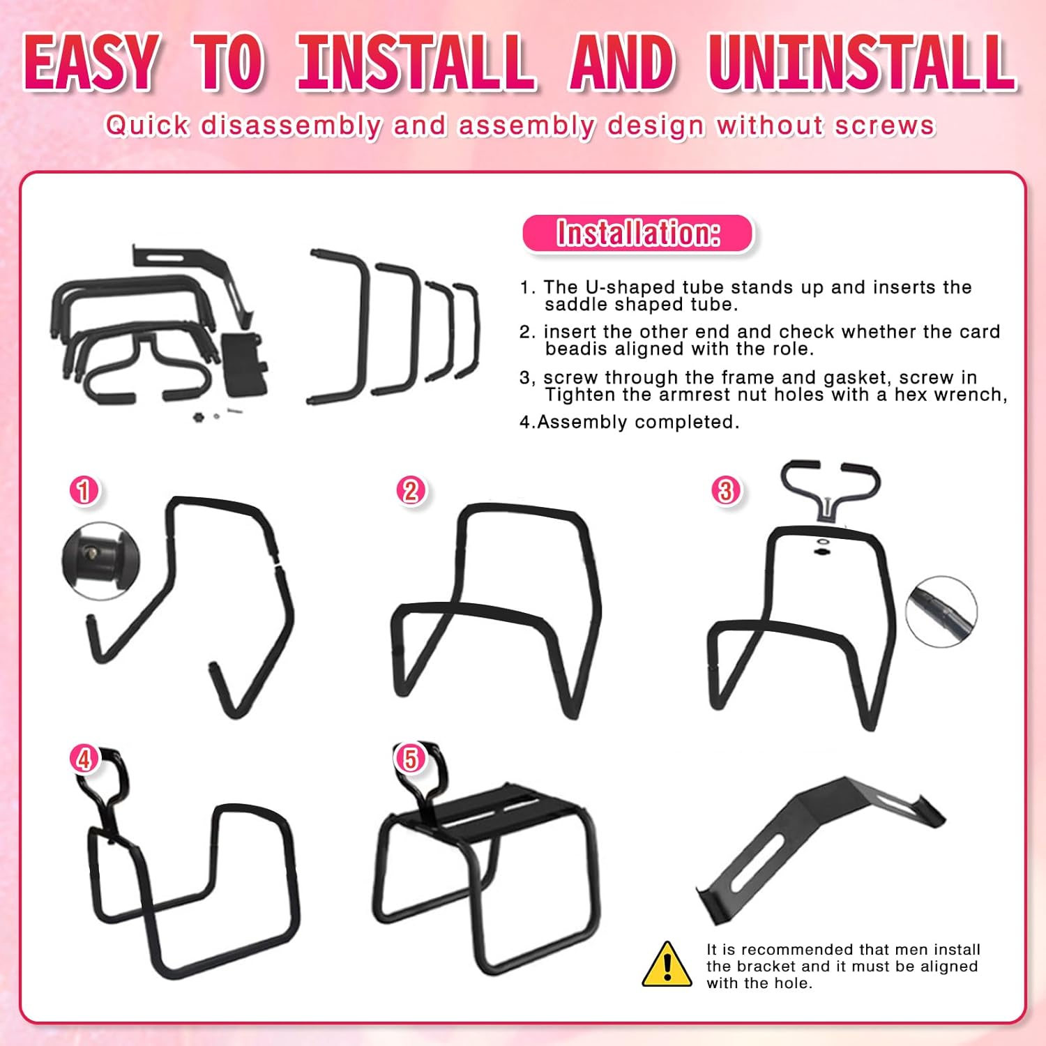 MountDeep Multifunctional Sex Chair with Handrails - Vixen | Nova Network