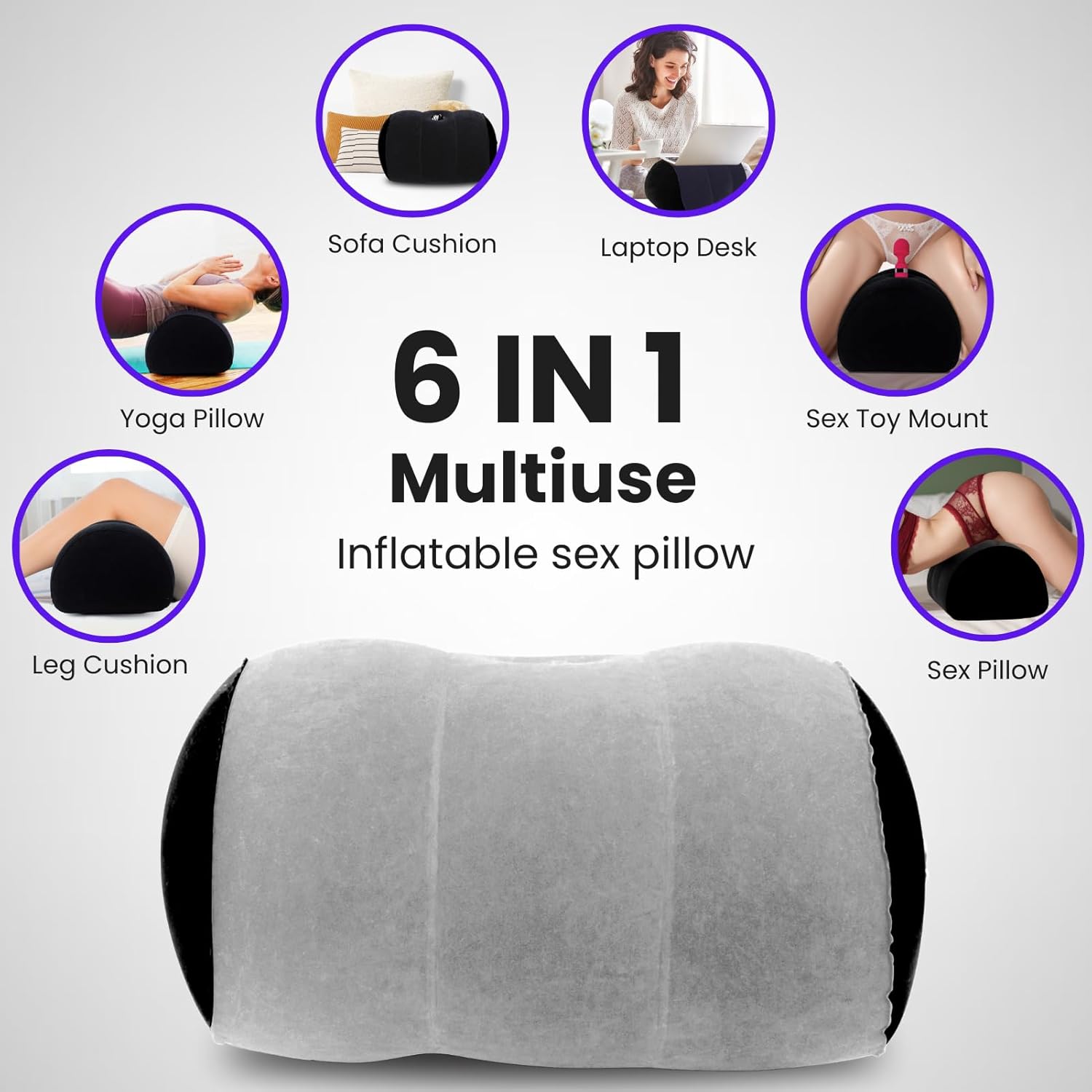 Inflatable Dildo Mount Pillow 2-in-1 Sex Furniture Vixen | Nova Network Inflatable Dildo Mount Pillow 2-in-1 Sex Furniture Vixen | Nova Network