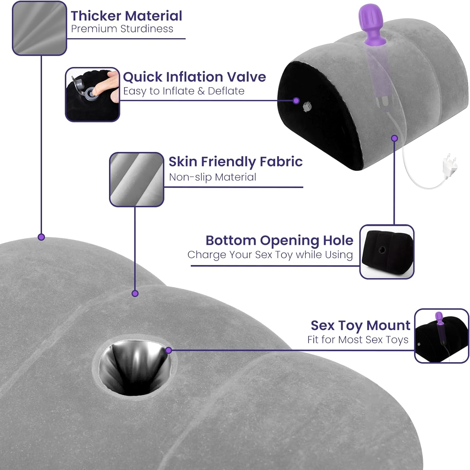 MountMate Dildo Mount Sex Pillow - Vixen | Nova Network
