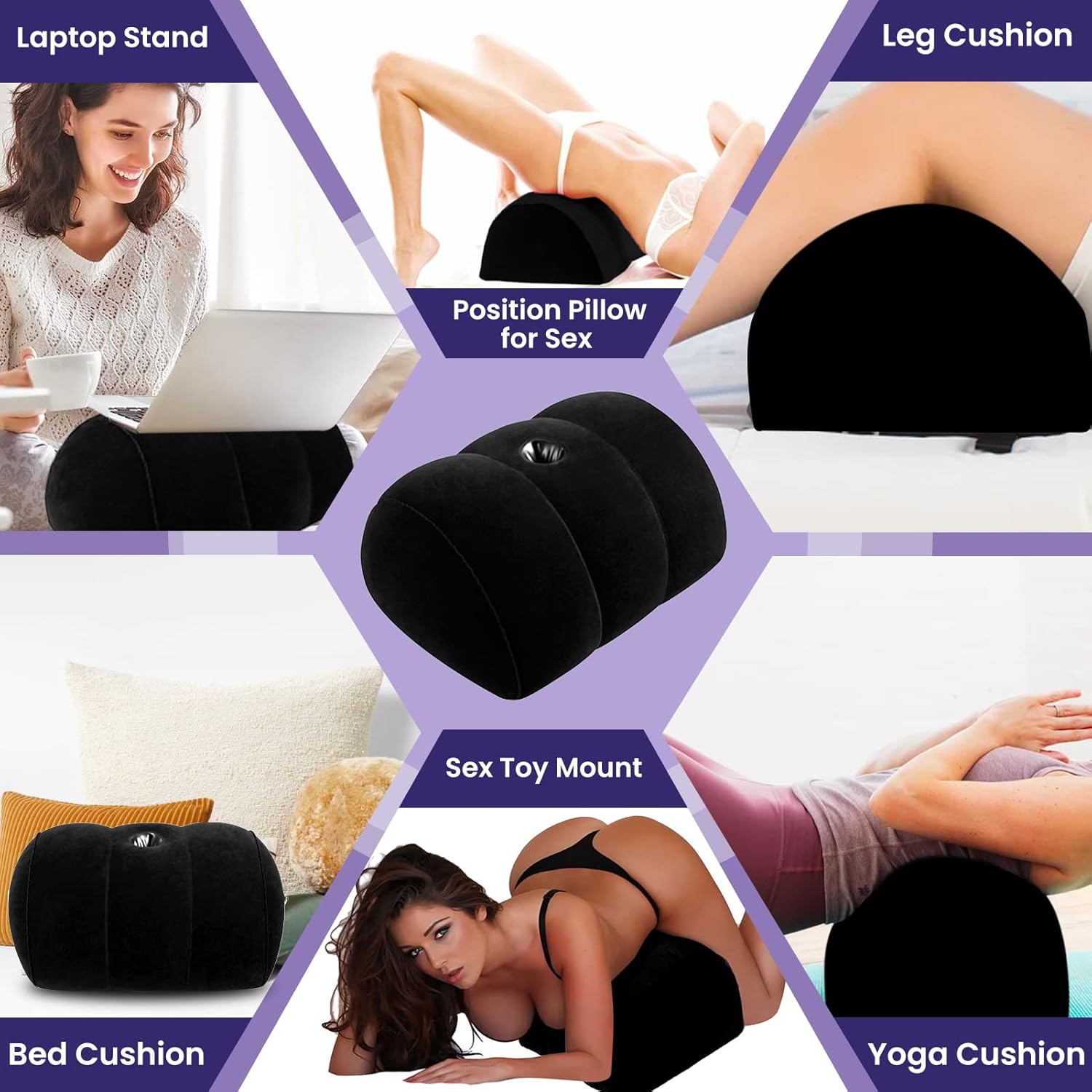 MountMuse Inflatable Dildo Pillow & Position Support - Vixen | Nova Network