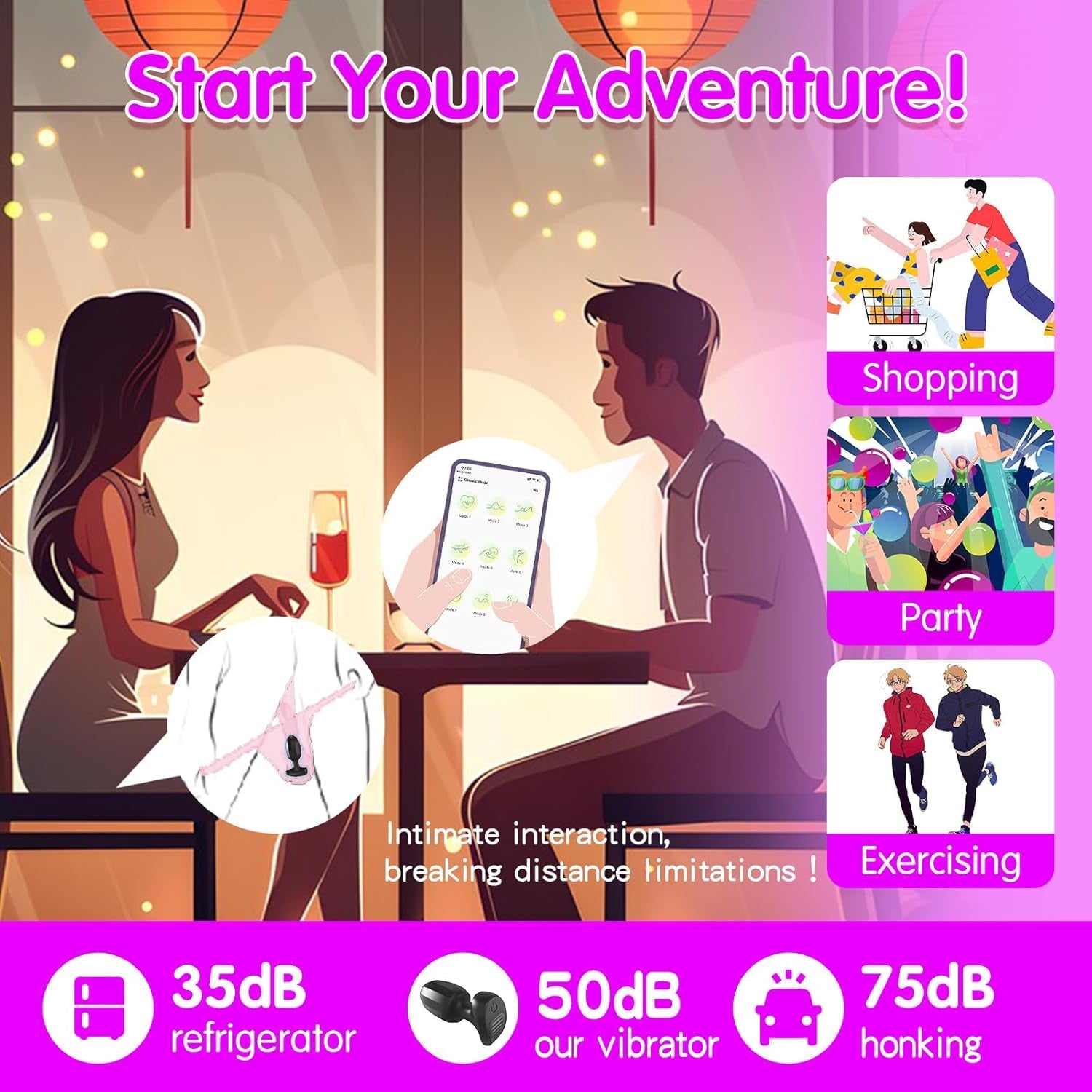 MurmurLink App - Controlled Anal Plug Vibrator - Vixen | Nova Network