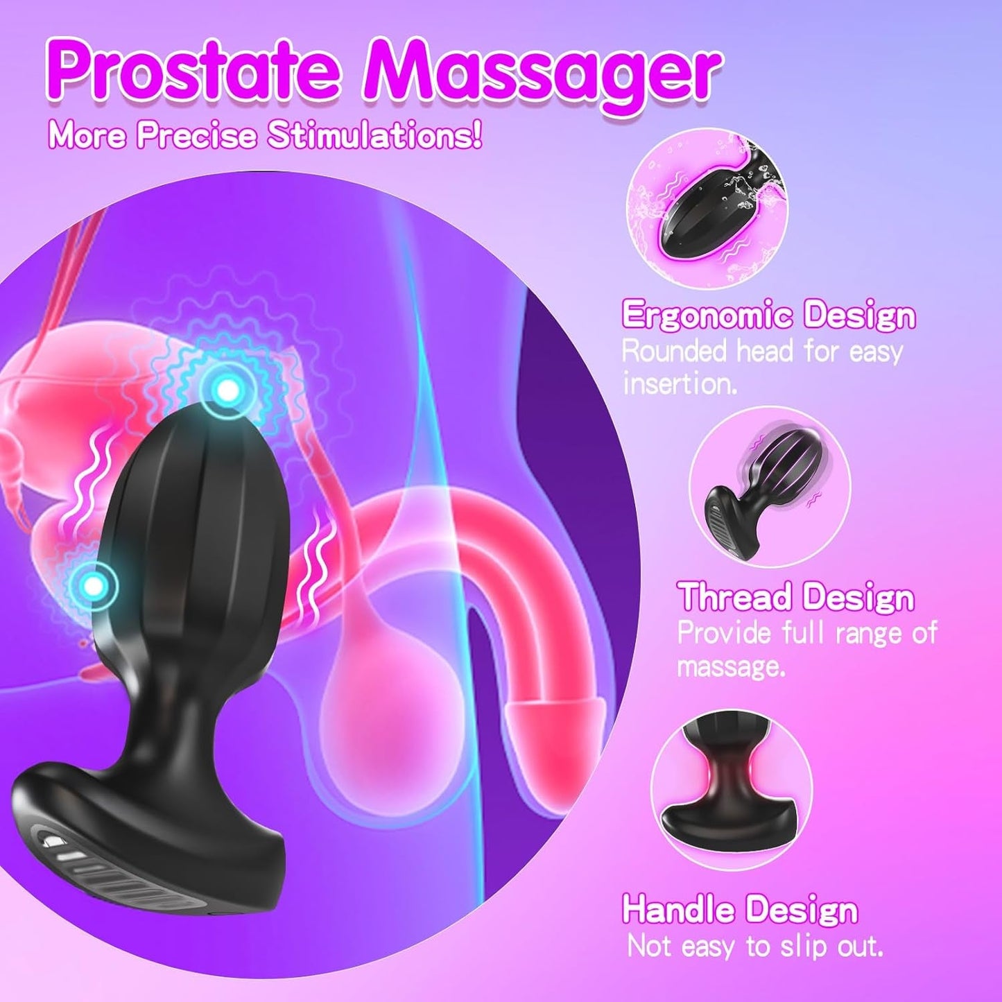 MurmurLink App - Controlled Anal Plug Vibrator - Vixen | Nova Network