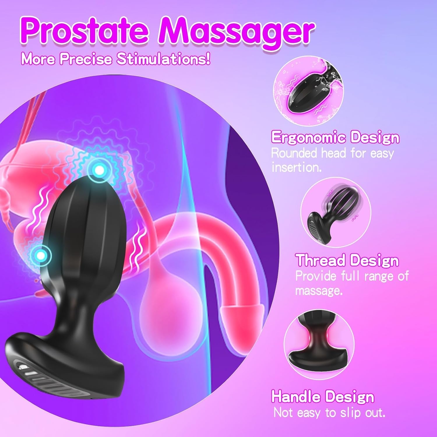 MurmurLink App - Controlled Anal Plug Vibrator - Vixen | Nova Network