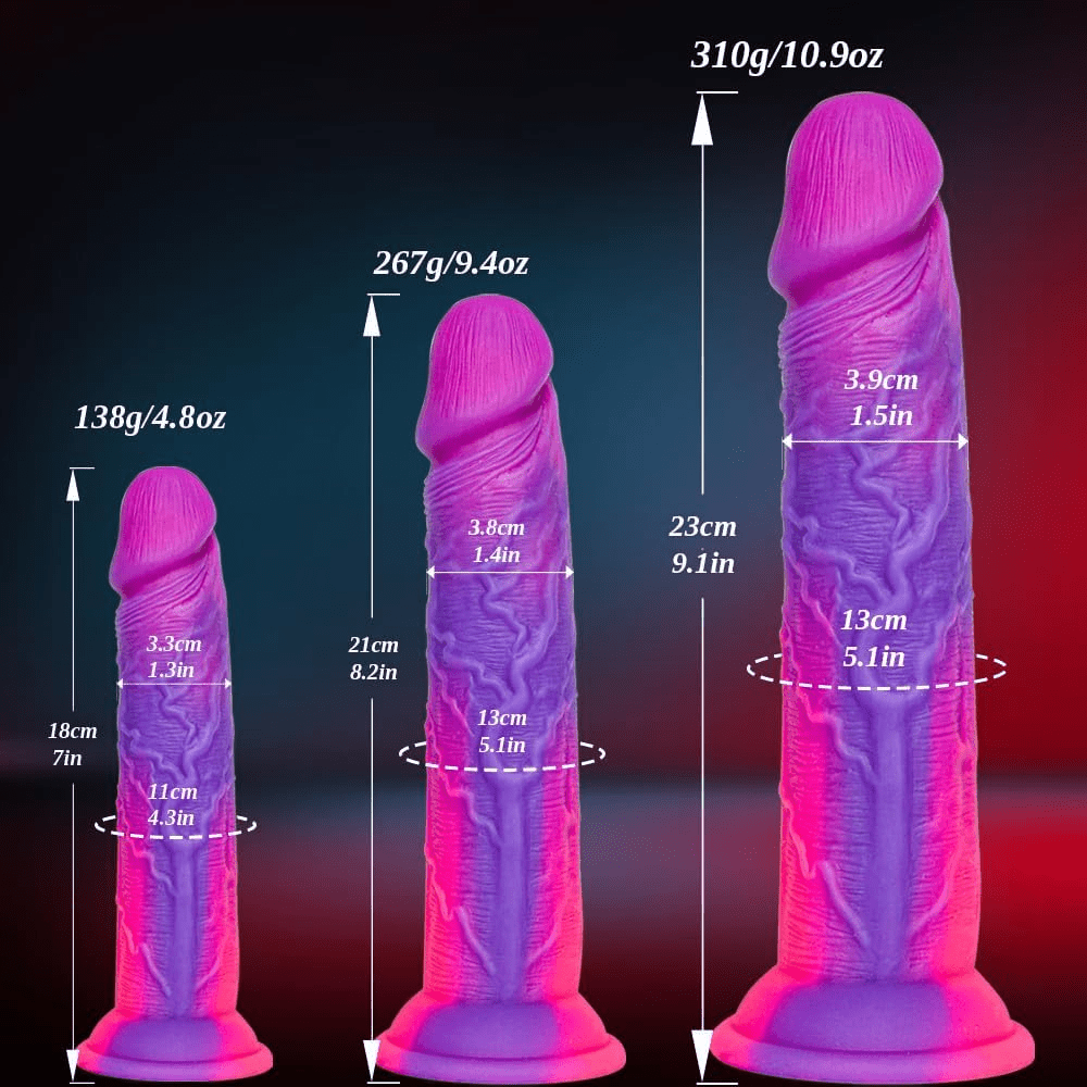 MysticTrio Fantasy Strap-On Kit | 3 Dildos & Harness - Vixen | Nova Network