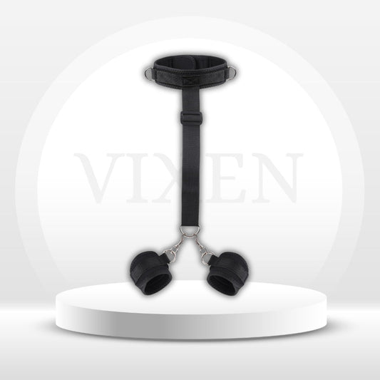 NapeBind Neck-to-Wrist Bondage Restraints – Adjustable BDSM Set - Vixen Adult Playroom