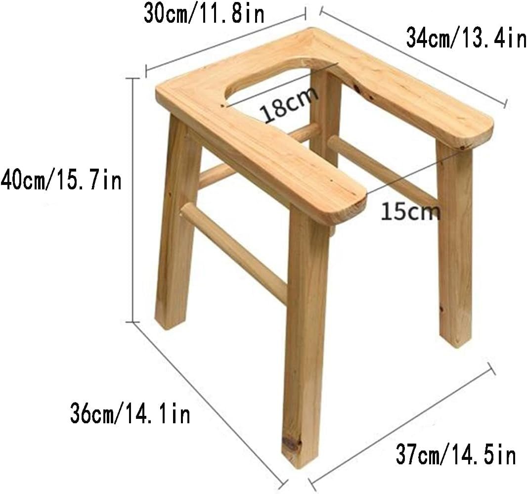 NaturalHaven U-Shape Wooden Yoni Steam Seat - Vixen Adult Playroom