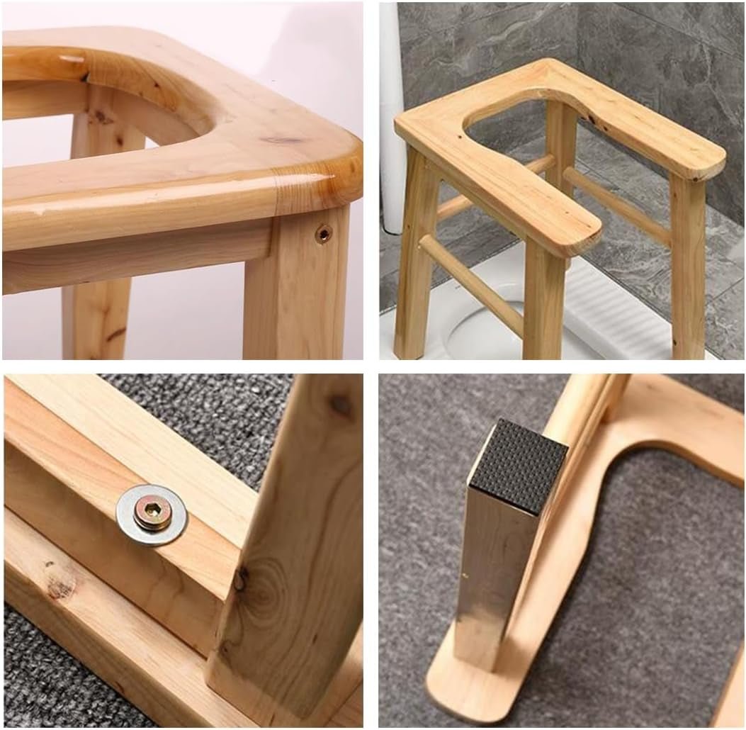NaturalHaven U-Shape Wooden Yoni Steam Seat - Vixen Adult Playroom