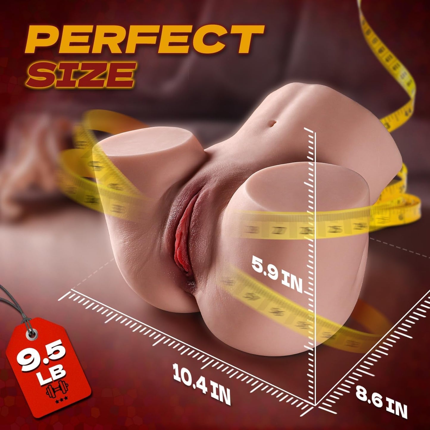 NervaCurve 9.5 lbs Dual Channel Sex Doll Torso - Vixen | Nova Network