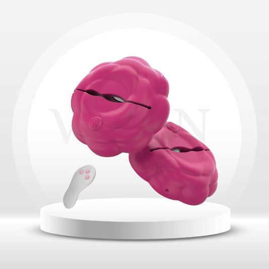 NipVolt Vibrating Rose Clamps - Vixen | Nova Network