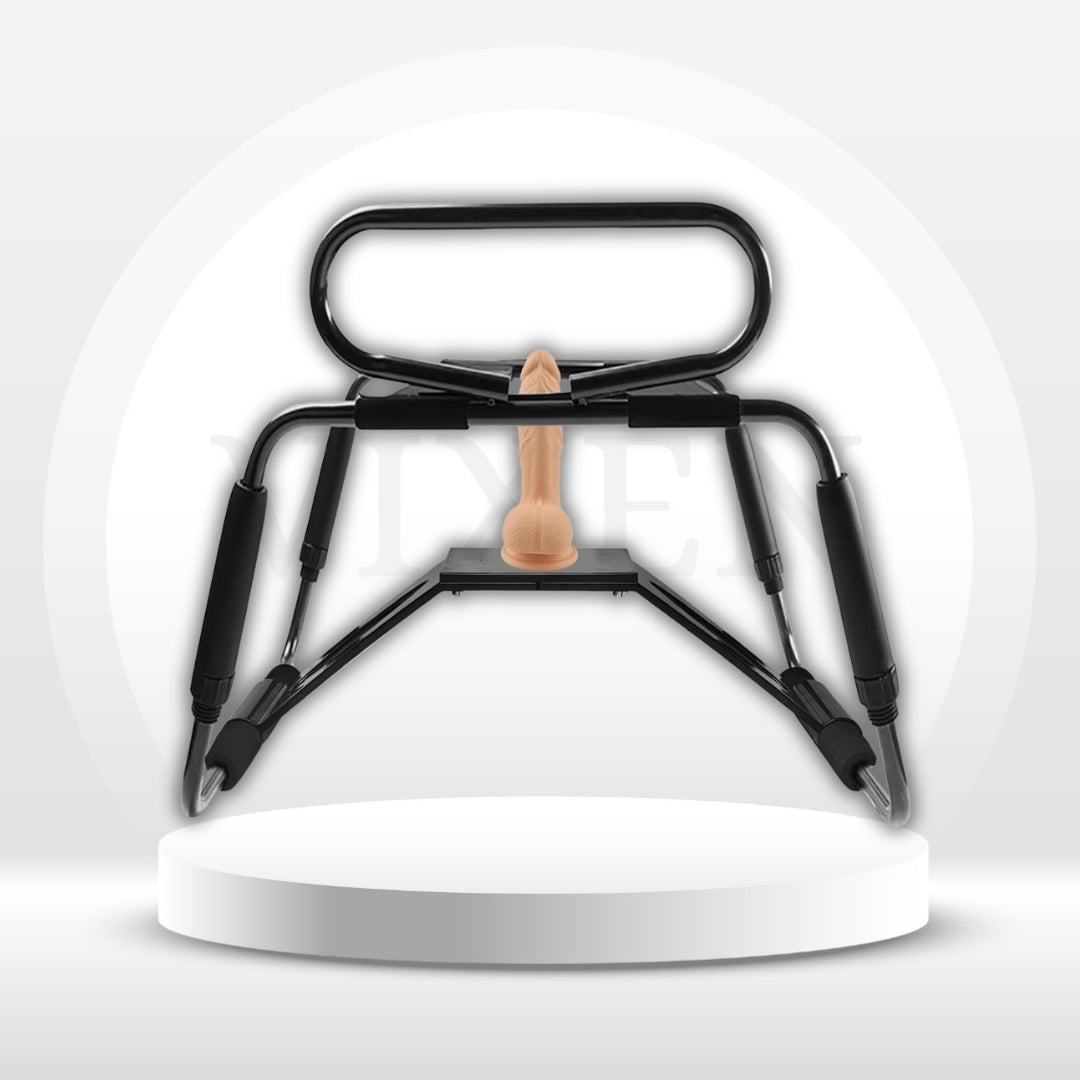 NocturneEdge Sex Bench | Adjustable, Handrails & Mount - Vixen Adult Playroom