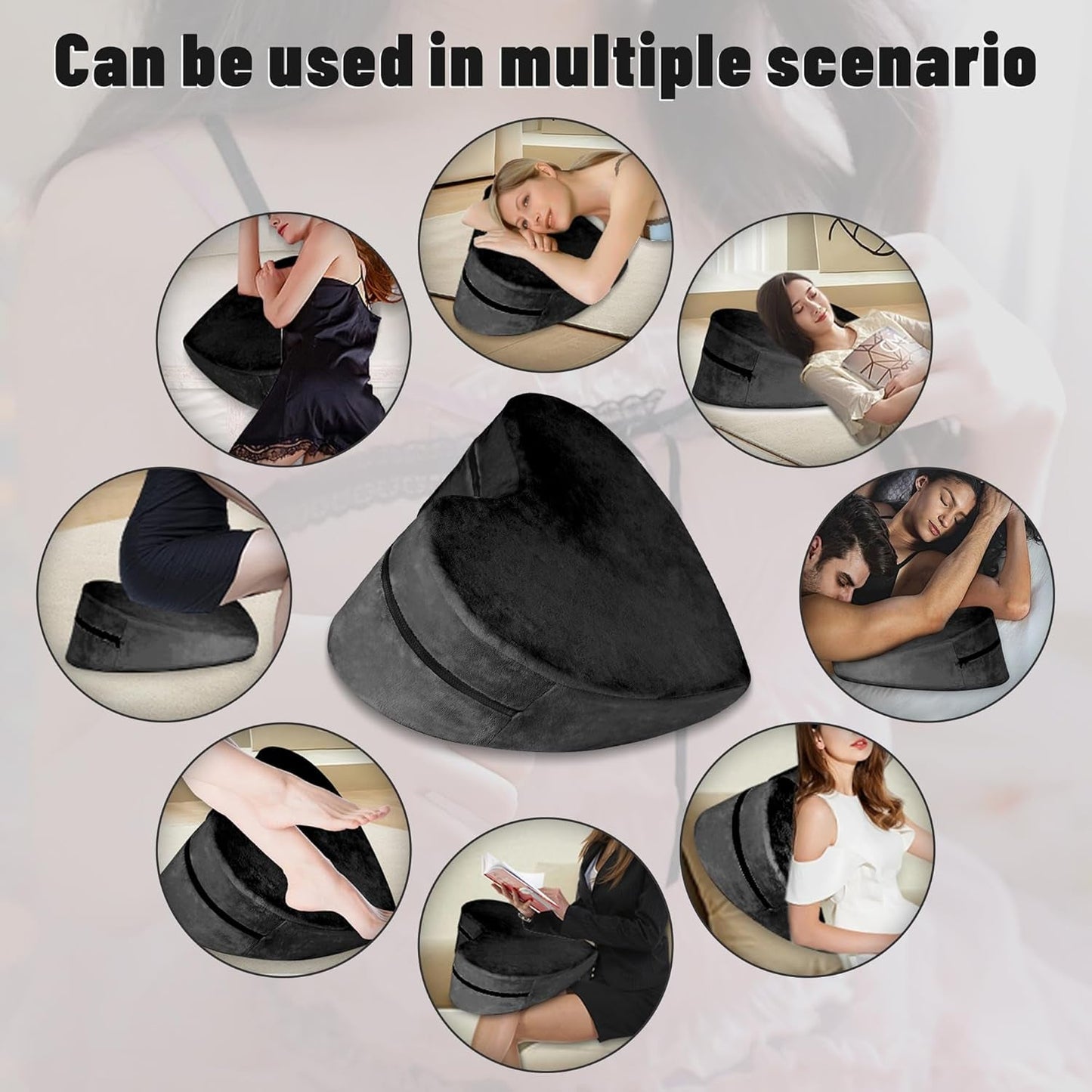 NoirAmour Heart - Shaped Sex Position Pillow - Vixen | Nova Network