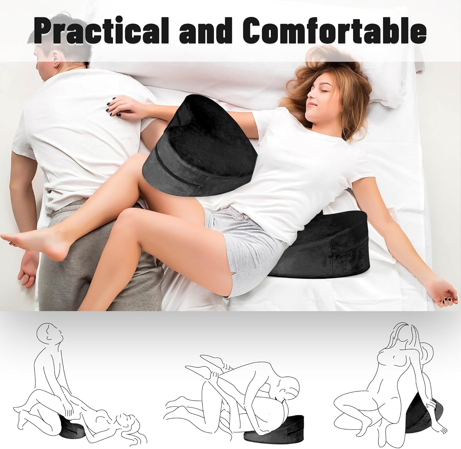 NoirAmour Heart - Shaped Sex Position Pillow - Vixen | Nova Network