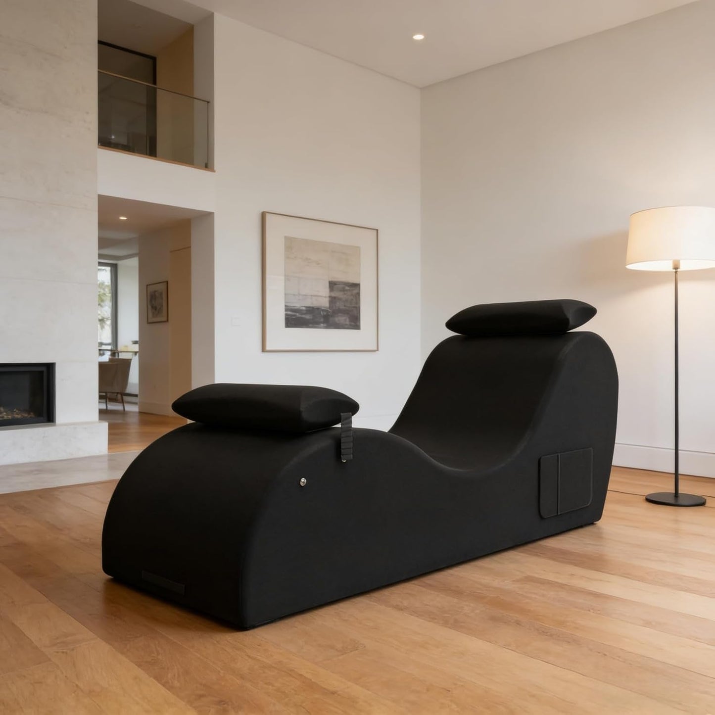 NoirArc Premium Black Sex Chaise Lounge Chair - Vixen | Nova Network