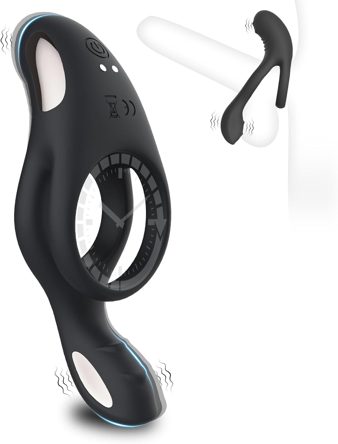 NoirClutch Vibrating Cock Ring Clit Stimulator - Vixen | Nova Network