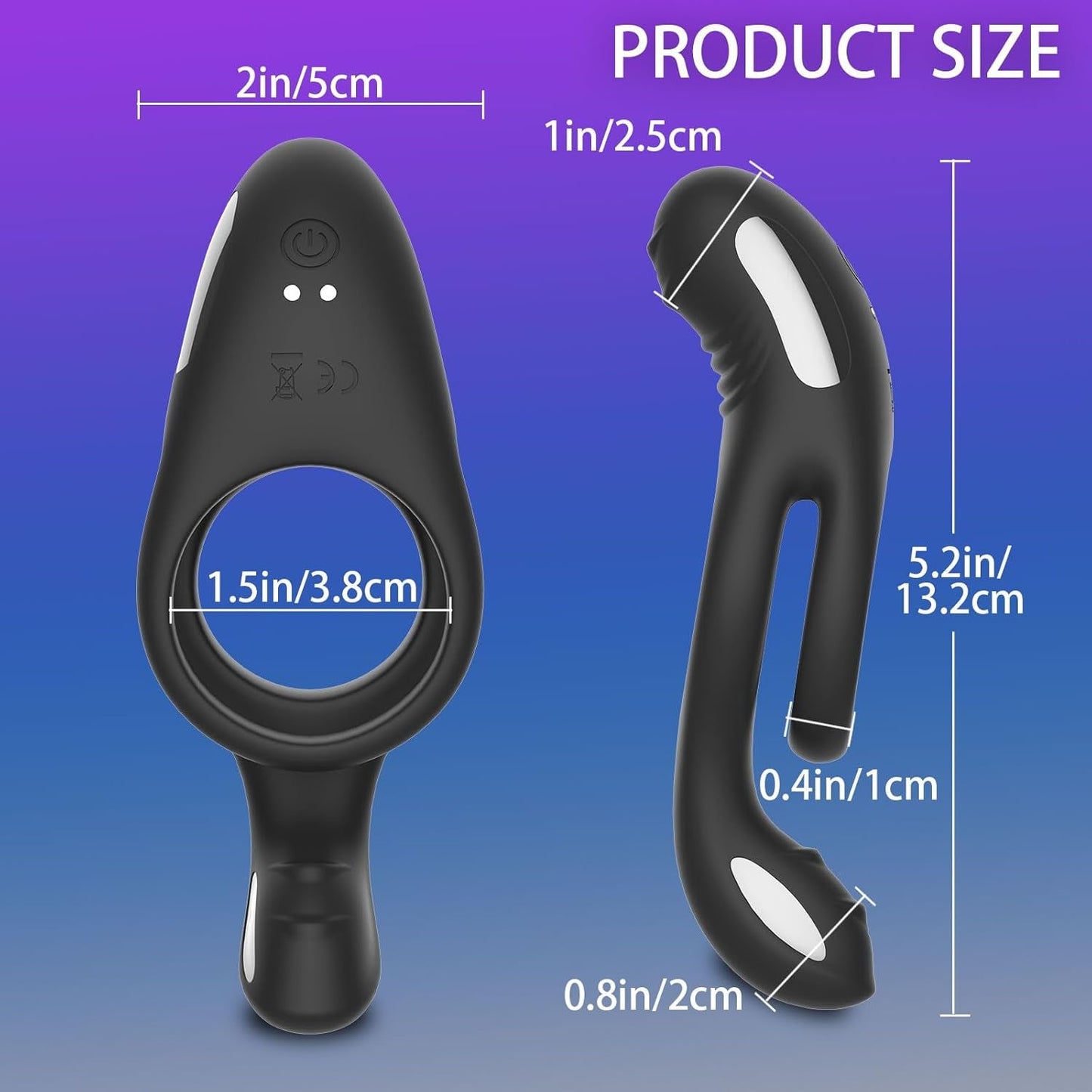 NoirClutch Vibrating Cock Ring Clit Stimulator - Vixen | Nova Network