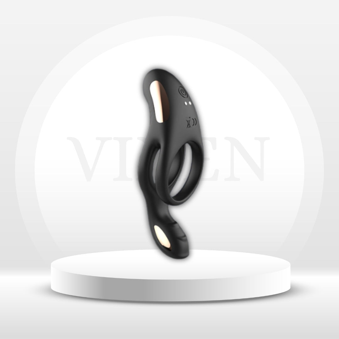NoirClutch Vibrating Cock Ring Clit Stimulator - Vixen | Nova Network