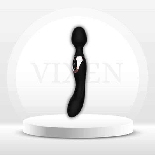 NoirDuo Black Dual Motor Sex Wand - Vixen | Nova Network