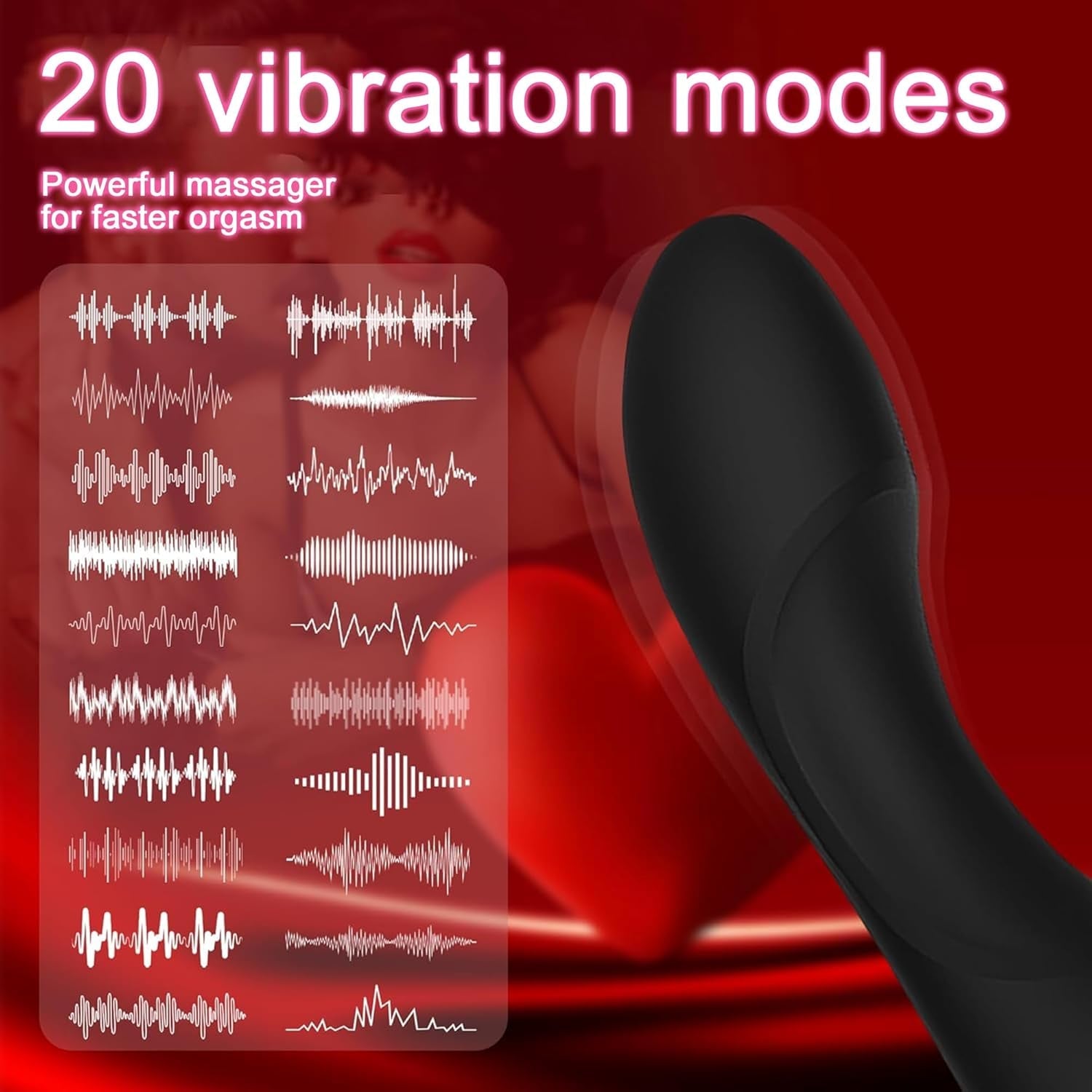 NoirDuo Black Dual Motor Sex Wand - Vixen | Nova Network