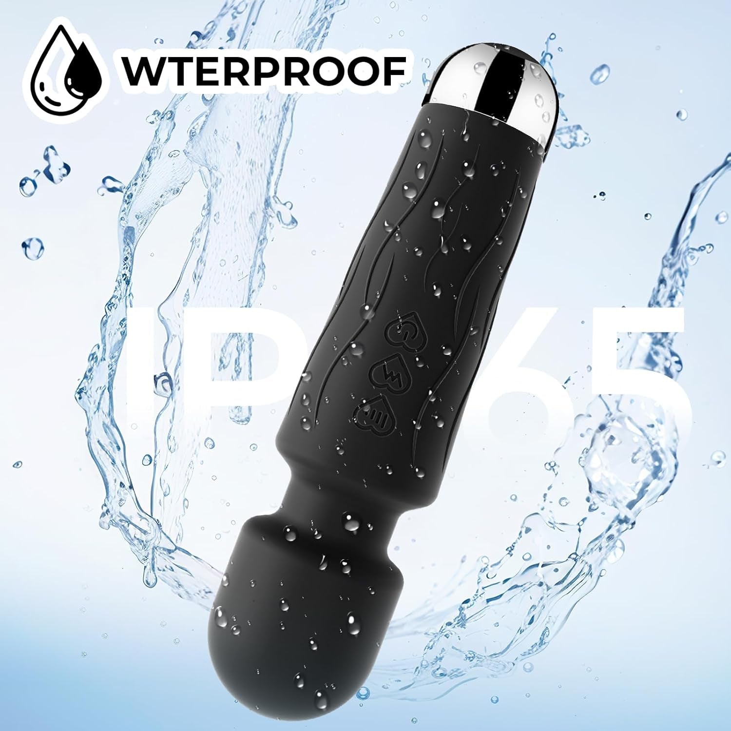 NoirRelief Black Clitoral Wand Vibrator - Vixen | Nova Network